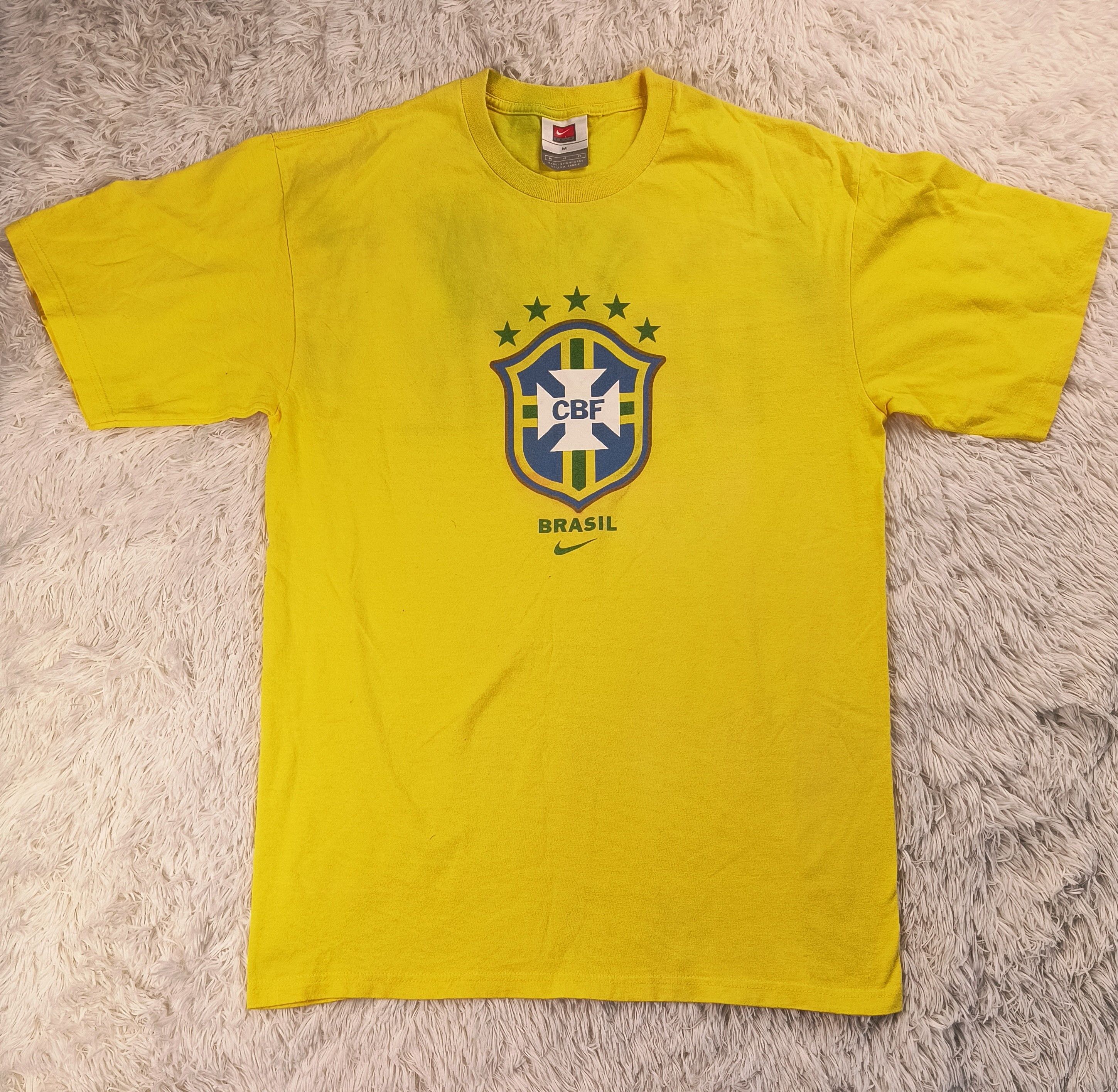 Nike Vintage Y2K Nike Brasil CBF soccer tee Size US M / EU 48-50 / 2 - 2 Thumbnail