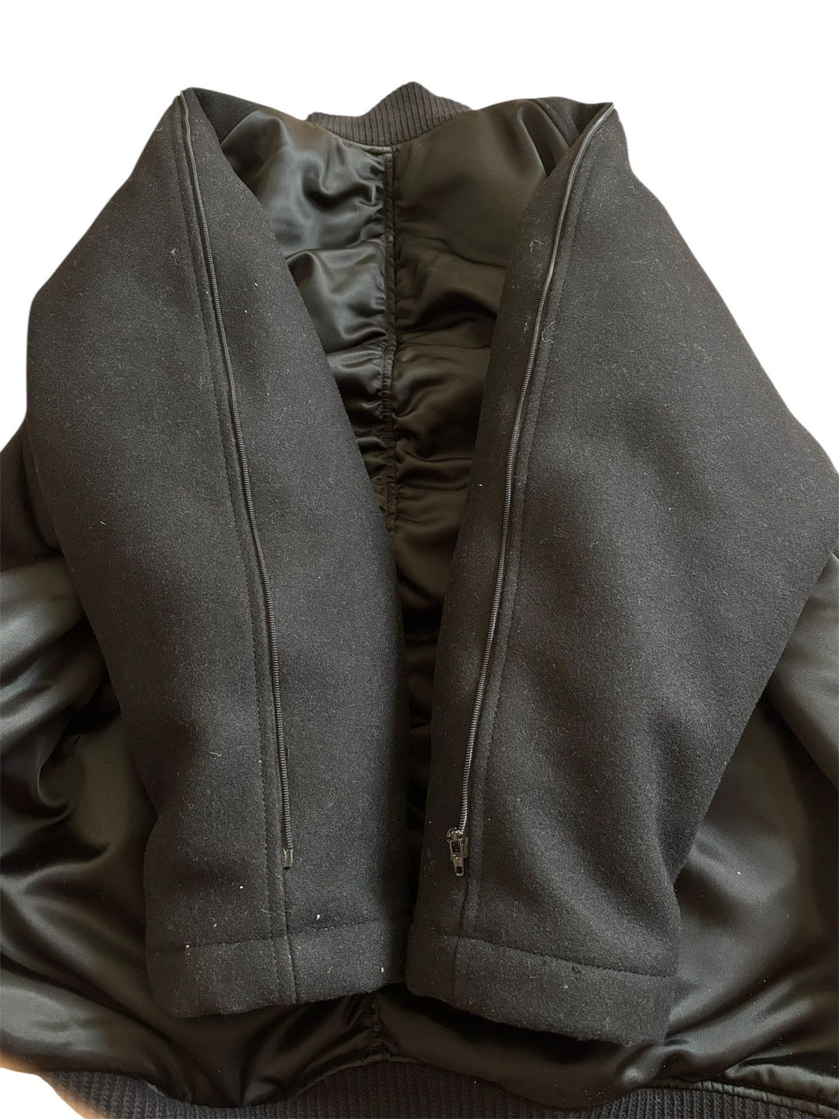 Diesel black gold bomber jacket wool nylon rare