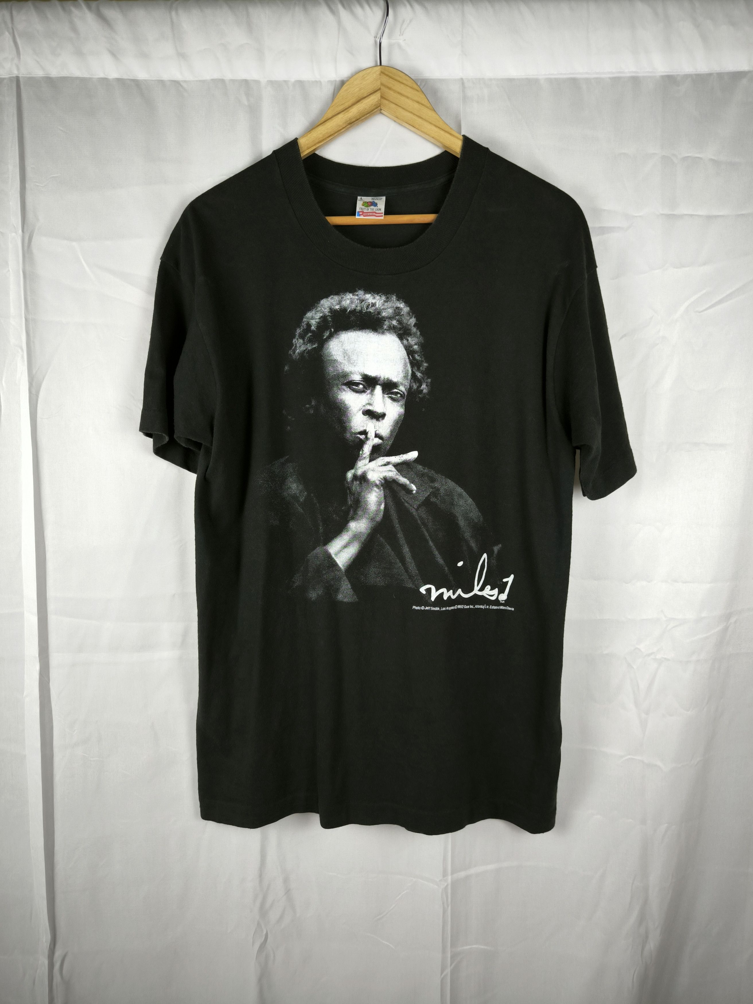 Band Tees 90s Miles Davis Jazz Size US L / EU 52-54 / 3 - 1 Thumbnail
