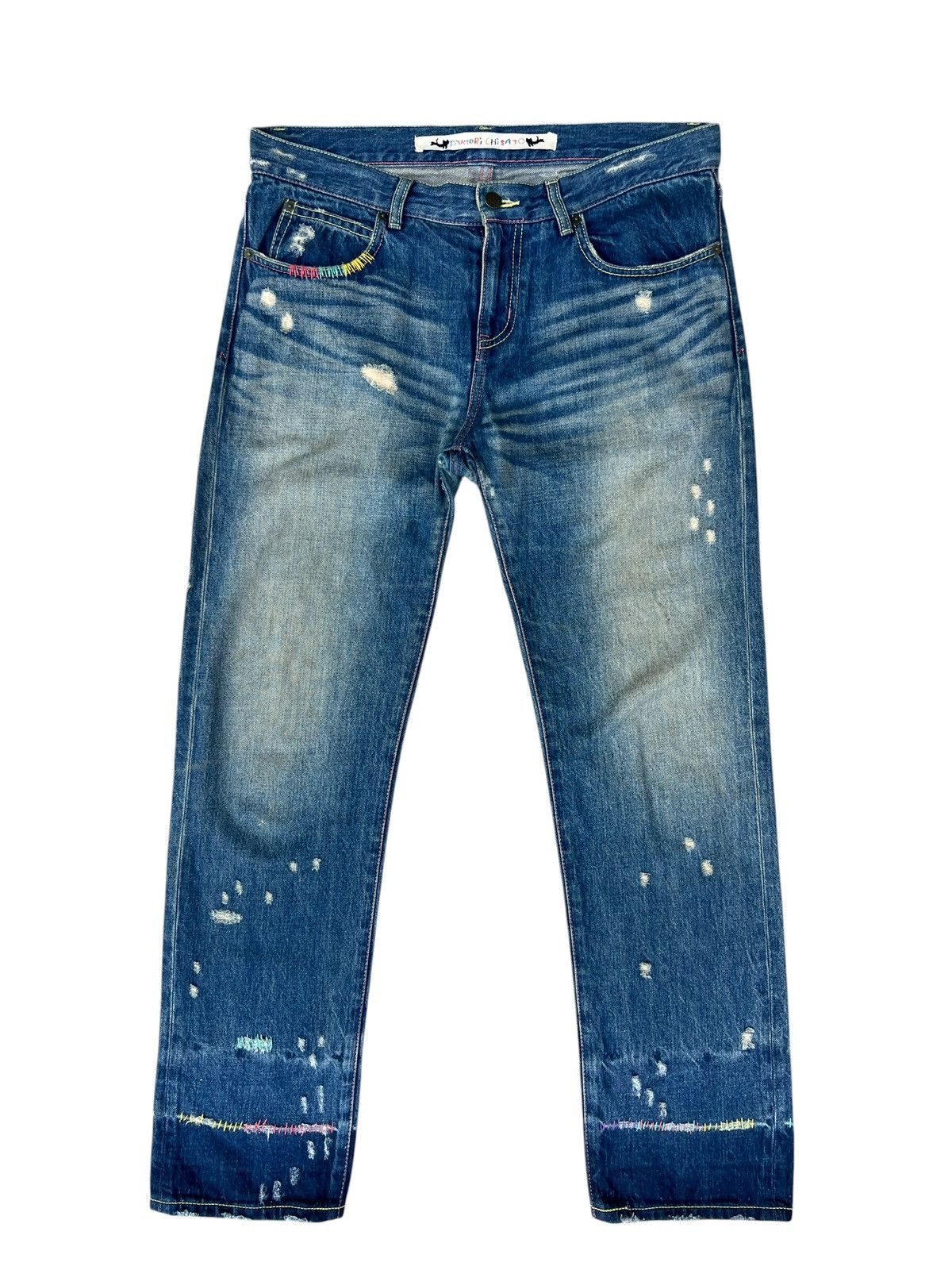 Tsumori Chisato Tsumori Chisato Japan Rips Distress Denim Trashed Jeans Size US 32 / EU 48 - 1 Thumbnail