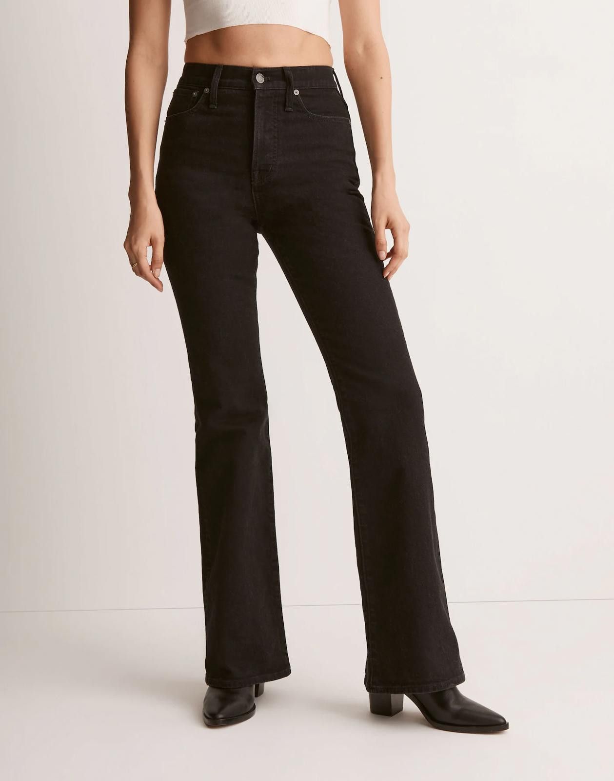 Madewell NWT Madewell The Perfect Vintage Flare Jean Black OoP - W 30 Size 30" / US 8 / IT 44 - 1 Thumbnail