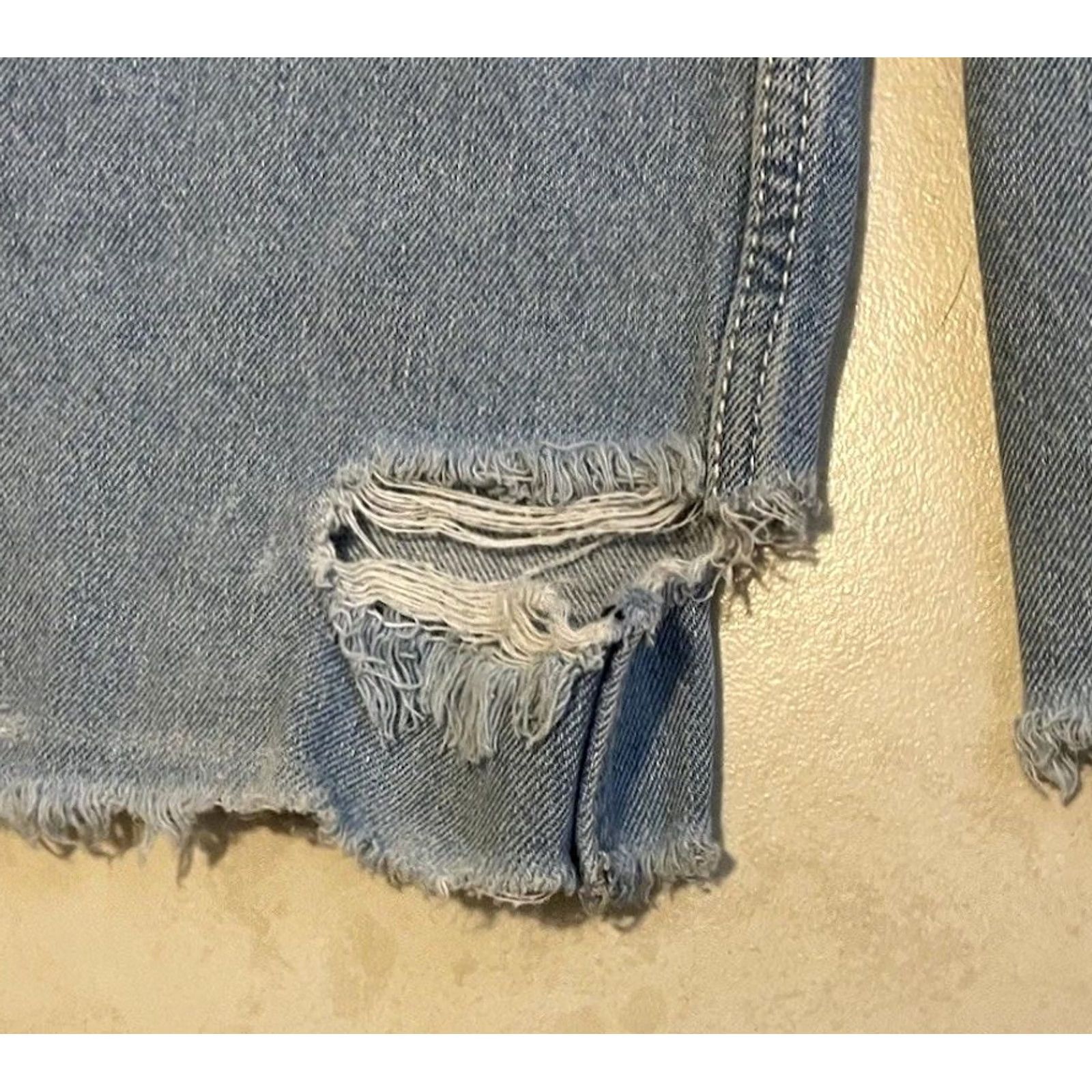 Vintage ALAB Distress Baggy Jeans 36 Sk es Rave Grunge Punk Vintage 90s Y2K Jnco Interstate Jeans Men Blue Wide-Leg Distressed 36 Mens Size US 36 / EU 52 - 5 Thumbnail
