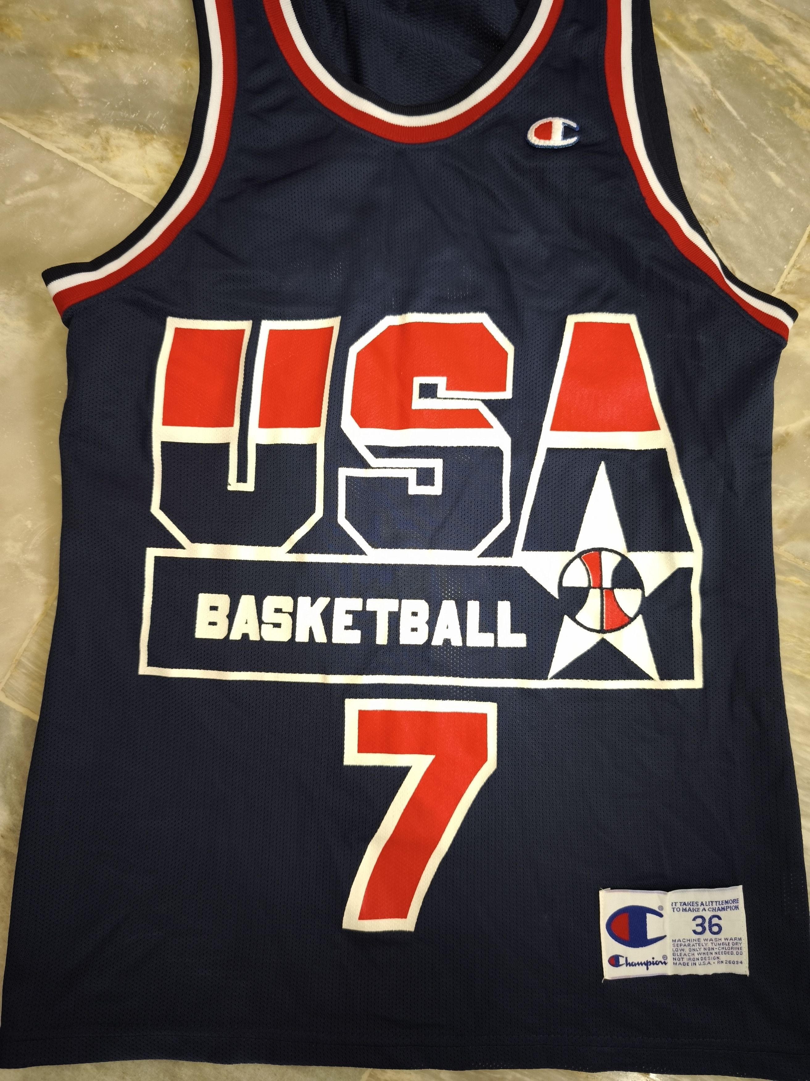 NBA Vintage Champion Team USA - Shawn Kemp #7 Size US S / EU 44-46 / 1 - 3 Thumbnail