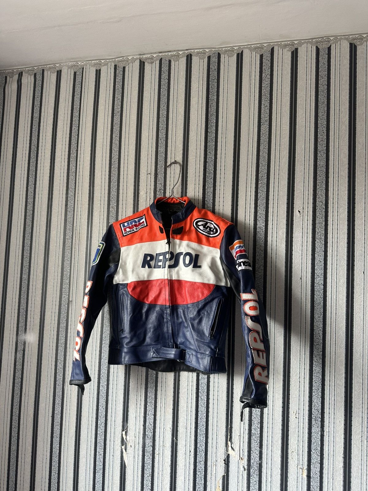 Honda Honda HRS Repsol Racing Leather Motorcycle Biker Jacket Size XXL / US 16-18 / IT 52-54 - 1 Thumbnail