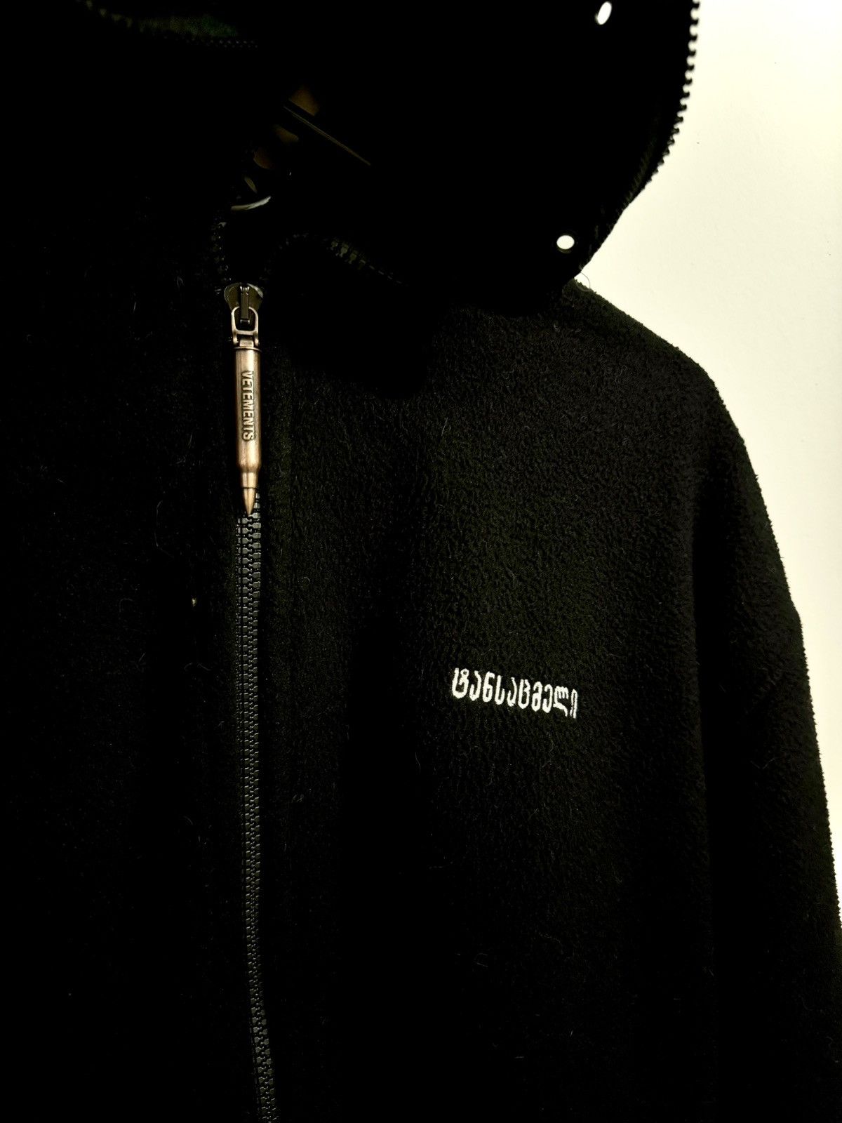 Vetements Vetements SS19 Gimp mask fleece hoodie Size US M / EU 48-50 / 2 - 5 Thumbnail