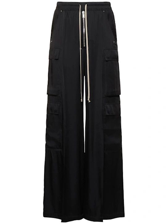 Rick Owens o1lsvrm0425 Cargo Belas Pants in Black Size US 32 / EU 48 - 1 Thumbnail