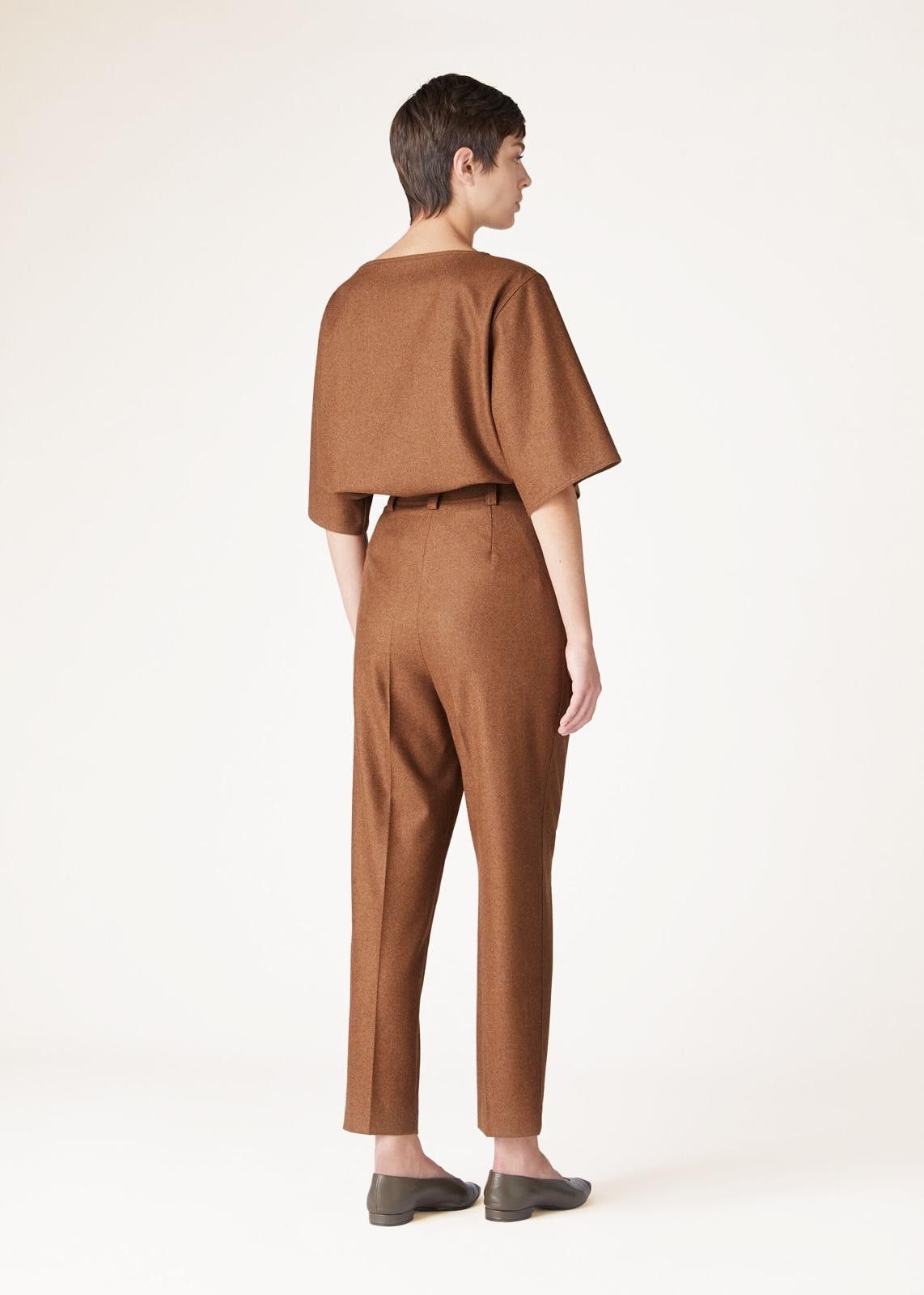 Loro Piana o1srvl11e0425 FAO0894 T-Shirt in Brown Size M / US 6-8 / IT 42-44 - 5 Thumbnail