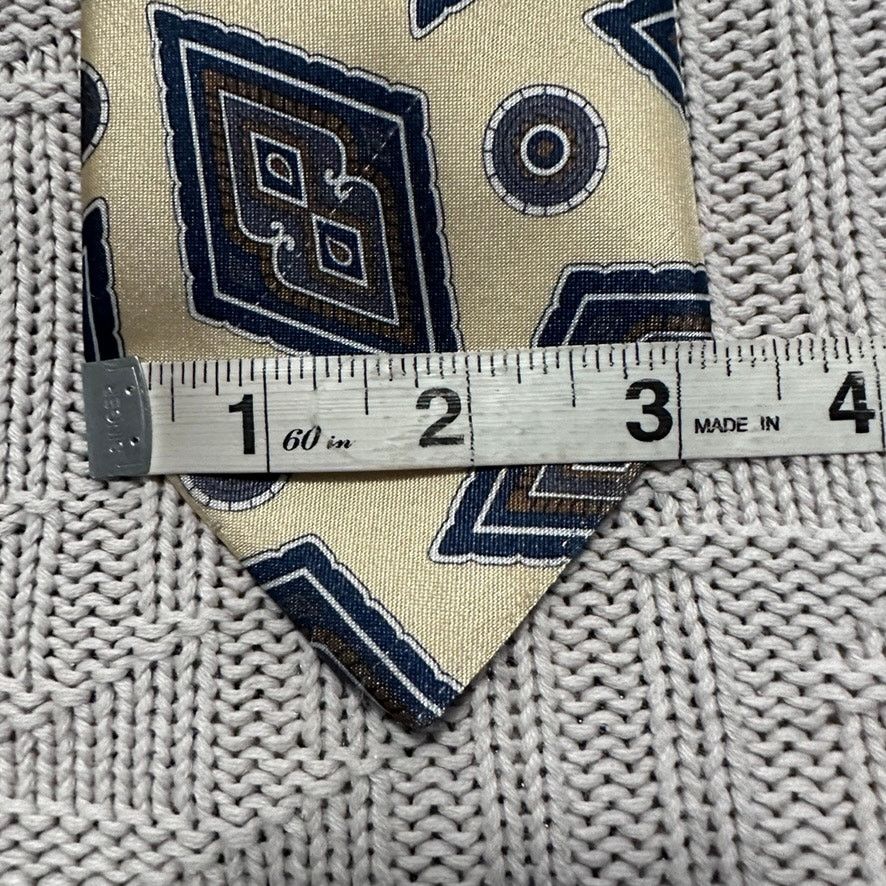 Vintage Vintage American Edition cream paisley mens tie Size ONE SIZE - 5 Thumbnail