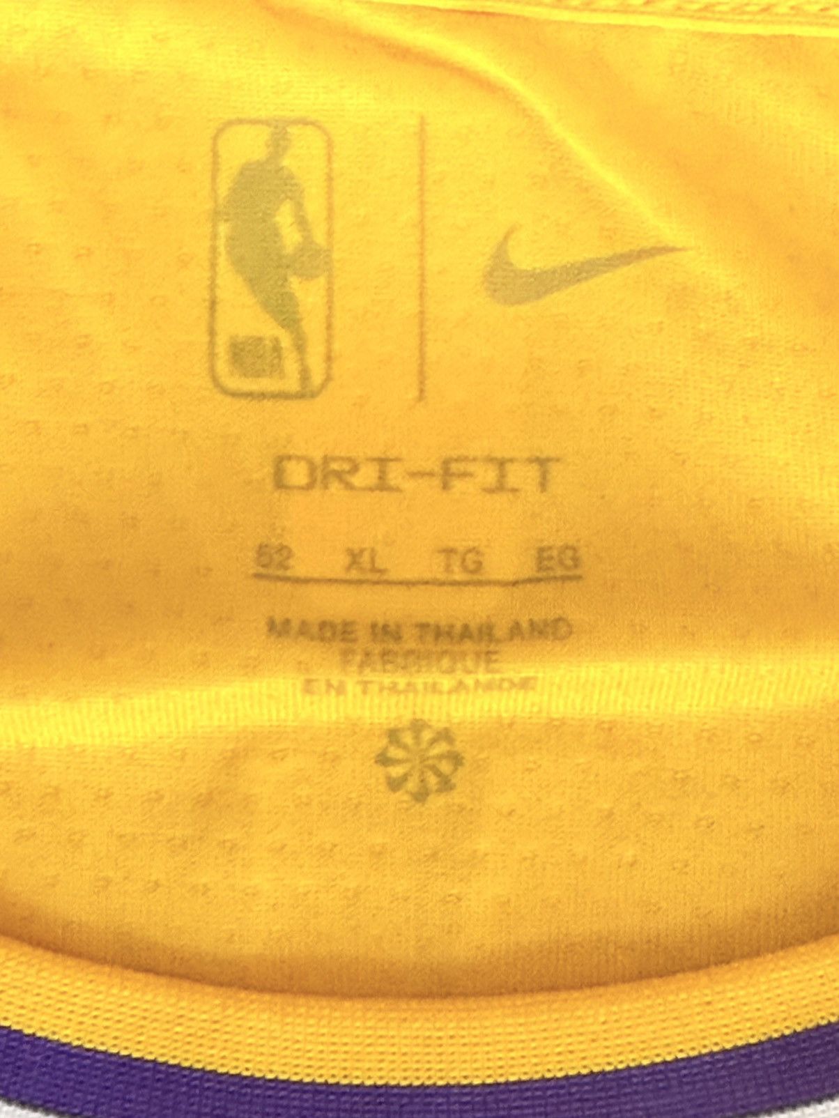 Nike LeBron James Los Angeles Nike NBA Jersey Size US XL / EU 56 / 4 - 3 Thumbnail