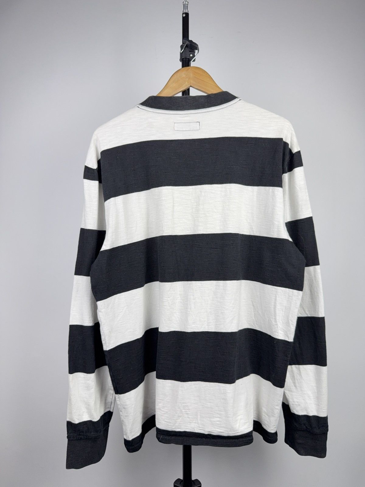Guess Retro 90s Guess Originals Logo Striped Logo Long Sleeve Tee Size US L / EU 52-54 / 3 - 11 Thumbnail