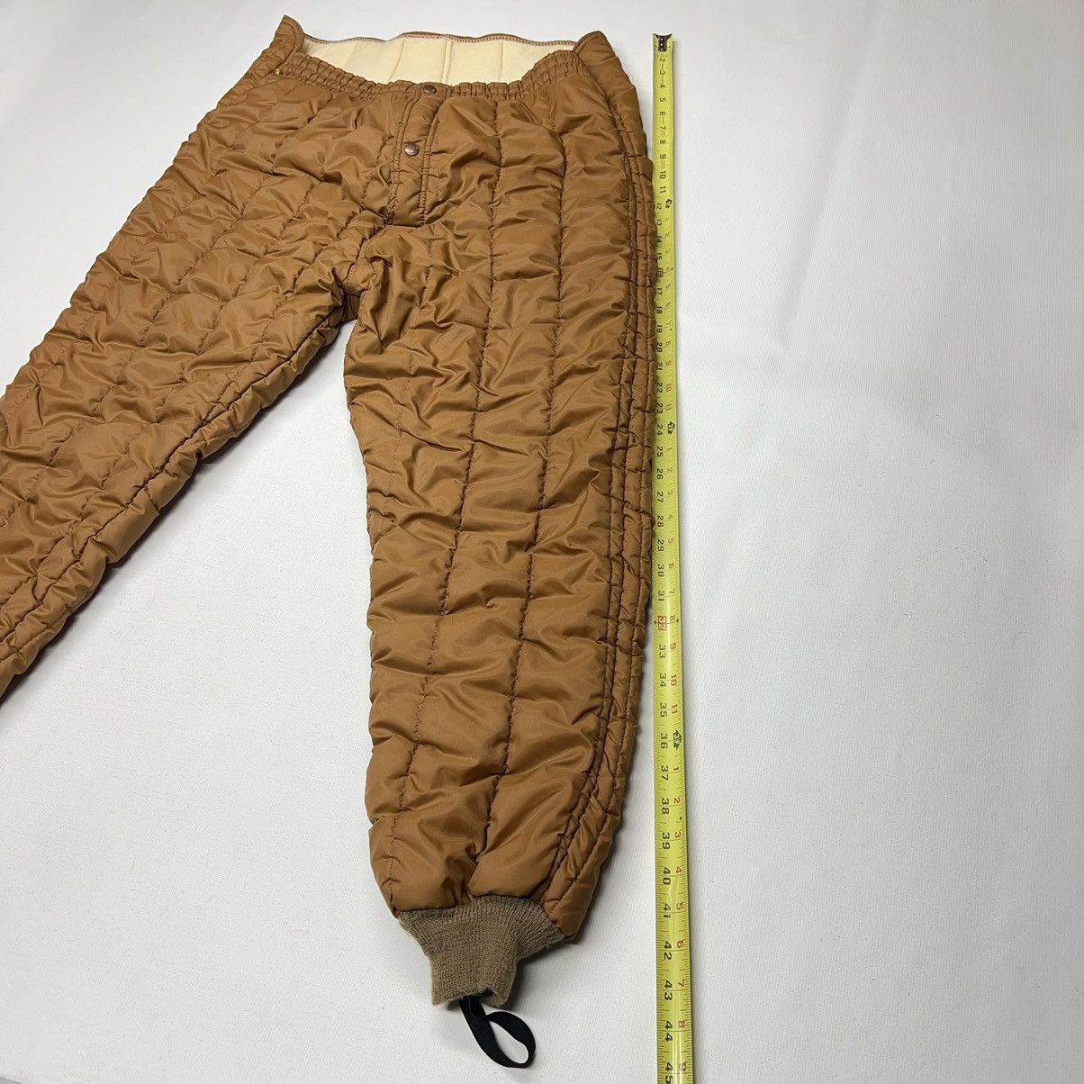 Refrigiwear × Vintage Refrigiwear Pants Brown Insulated Lined Quilted Puffer Size US 34 / EU 50 - 15 Thumbnail