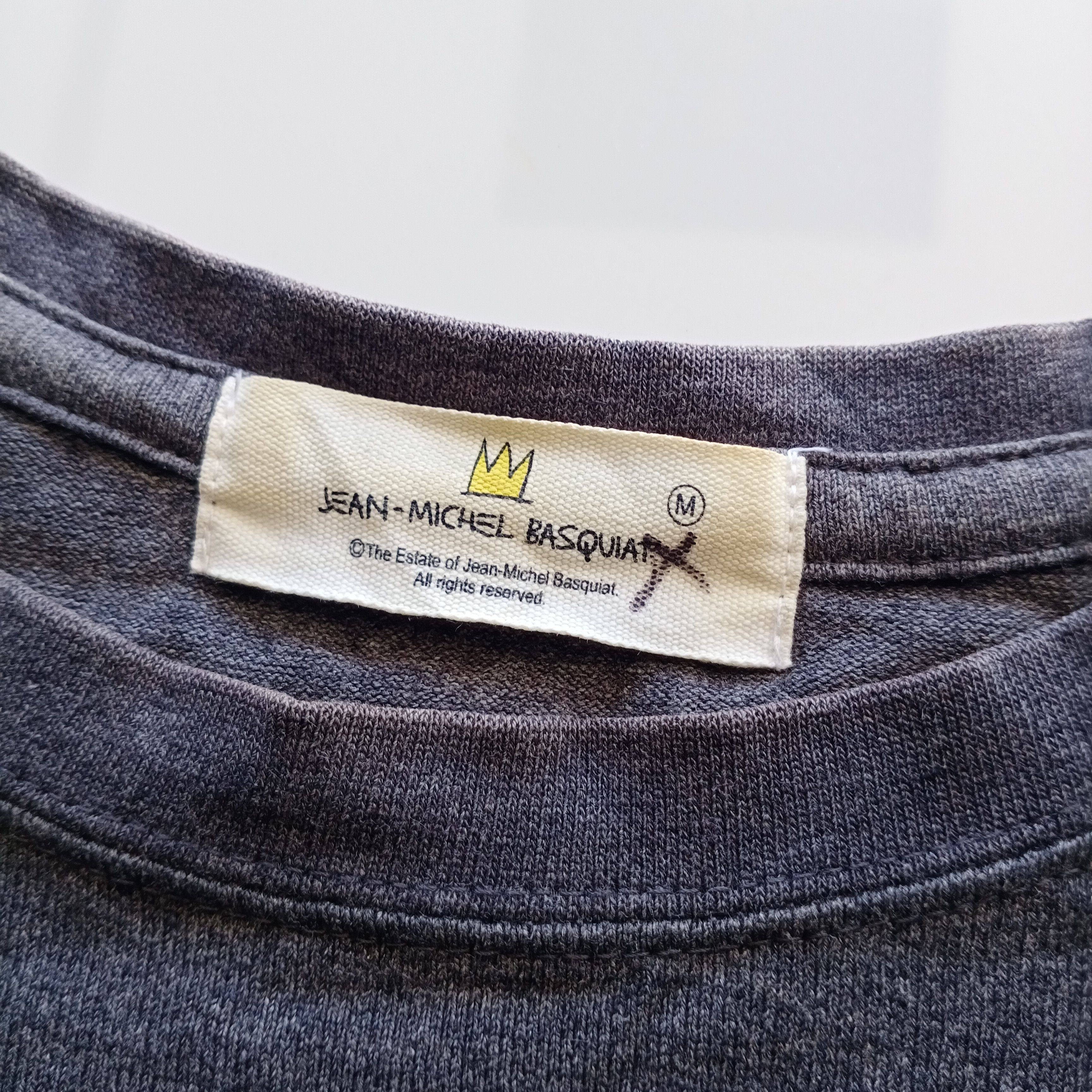Jean-Michel Basquiat Vintage Jean Michel Basquiat Evil thoughts Revenge Art Tee Size US M / EU 48-50 / 2 - 4 Thumbnail