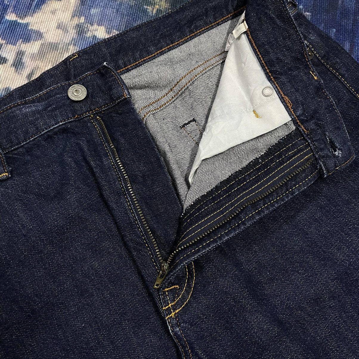 GU × Undercover 🇯🇵 GU Straight Baggy Distressed Undercover Style Indigo Denim Size US 35 - 8 Thumbnail