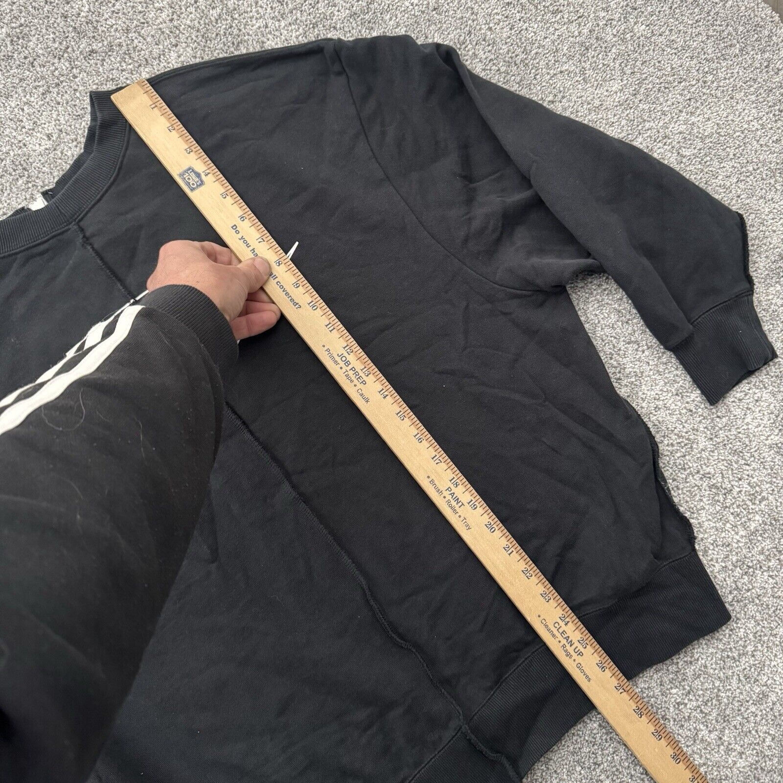 Nike Nike Y2K Sweatshirt Womens Small Back Zipper Deconstructed Size S / US 4 / IT 40 - 5 Thumbnail