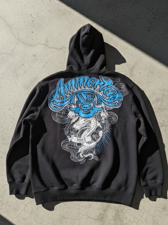 Ecko Unltd. Rare Ecko Unltd Deadstock Grunge Zipup Hoodie Size US XXL / EU 58 / 5 - 2 Thumbnail