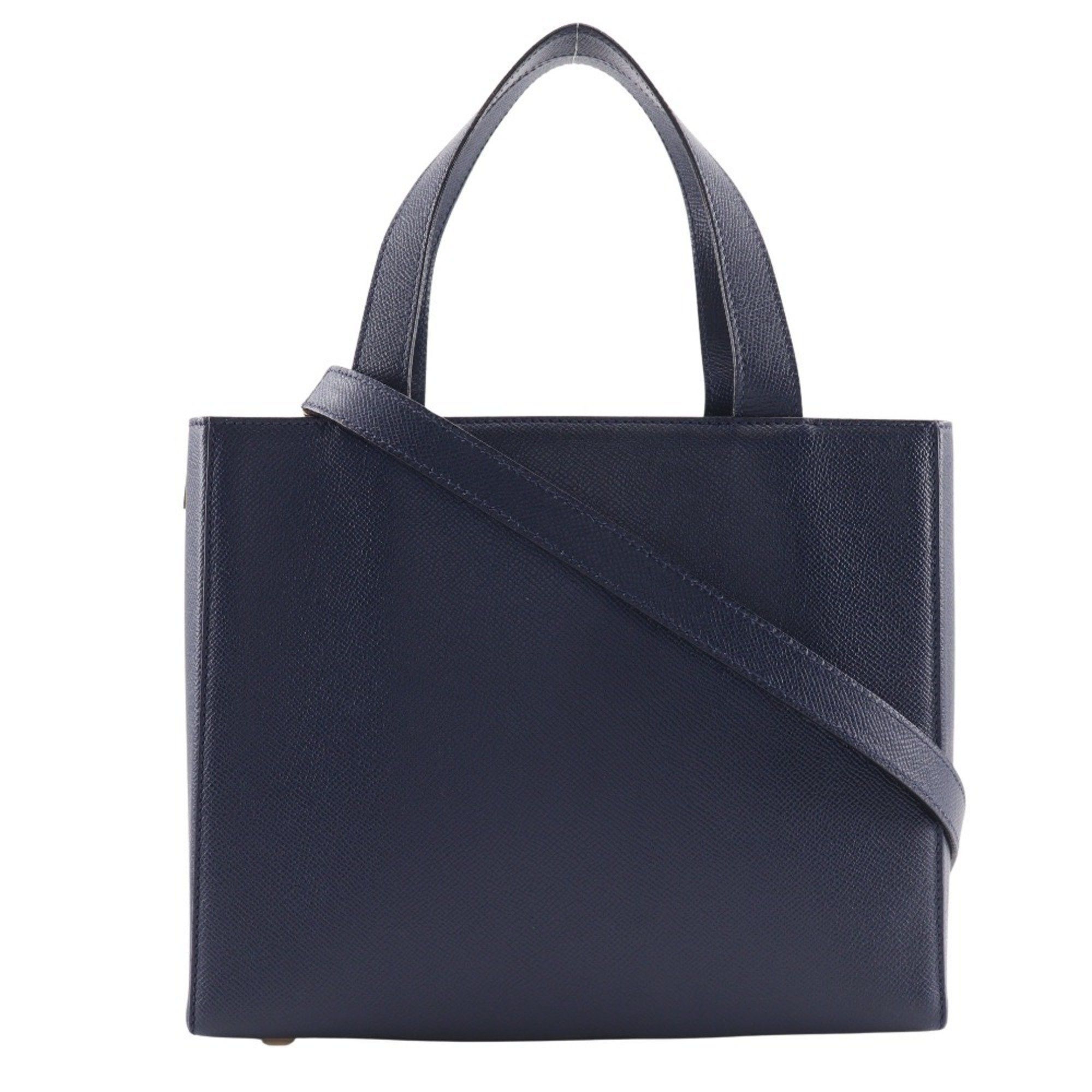 Celine Celine MC1739 Calfskin Navy Blue 2-Way A5 Shoulder Bag for Women Size ONE SIZE - 1 Thumbnail