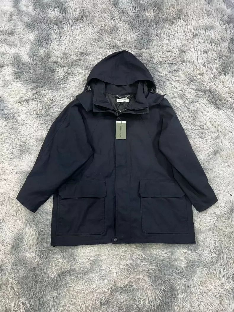 Balenciaga Balenciaga size 34 Solid Zip Hooded Parka Size US XS / EU 42 / 0 - 1 Thumbnail