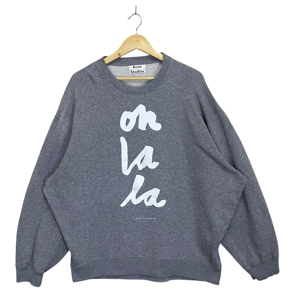 Acne Studios SS14 ACNE STUDIOS BIG LOGO CREWNECK SWEATSHIRT Size US XL / EU 56 / 4 - 1 Thumbnail