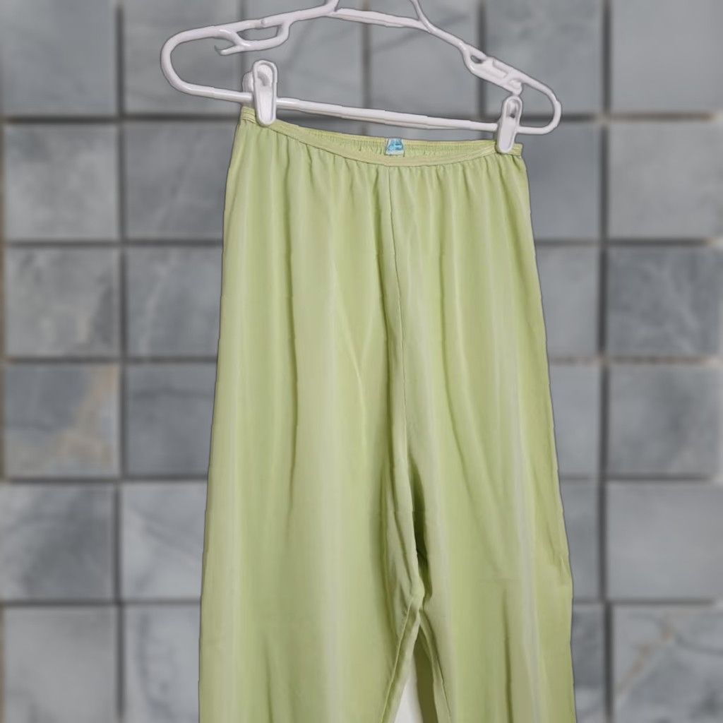 Vintage VINTAGE Lorraine Sweatpants Pants Women 36 Green VTG 60s 70s Lounge Bottoms Size 25" / US 0 / IT 36 - 1 Thumbnail