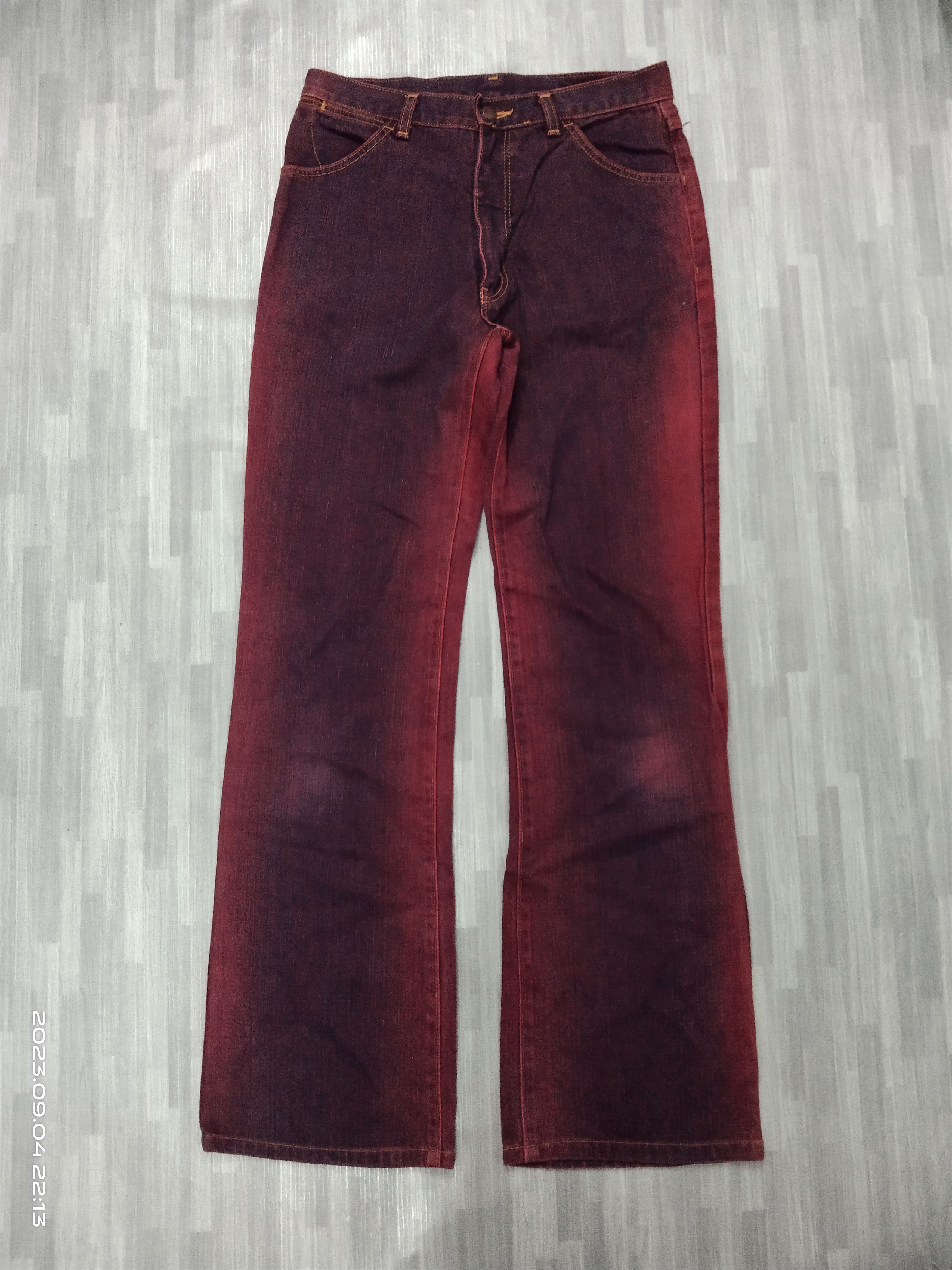 Wrangler FLARE SICK BLUE BELL WRANGLER MADE IN JAPAN Size US 29 - 2 Thumbnail