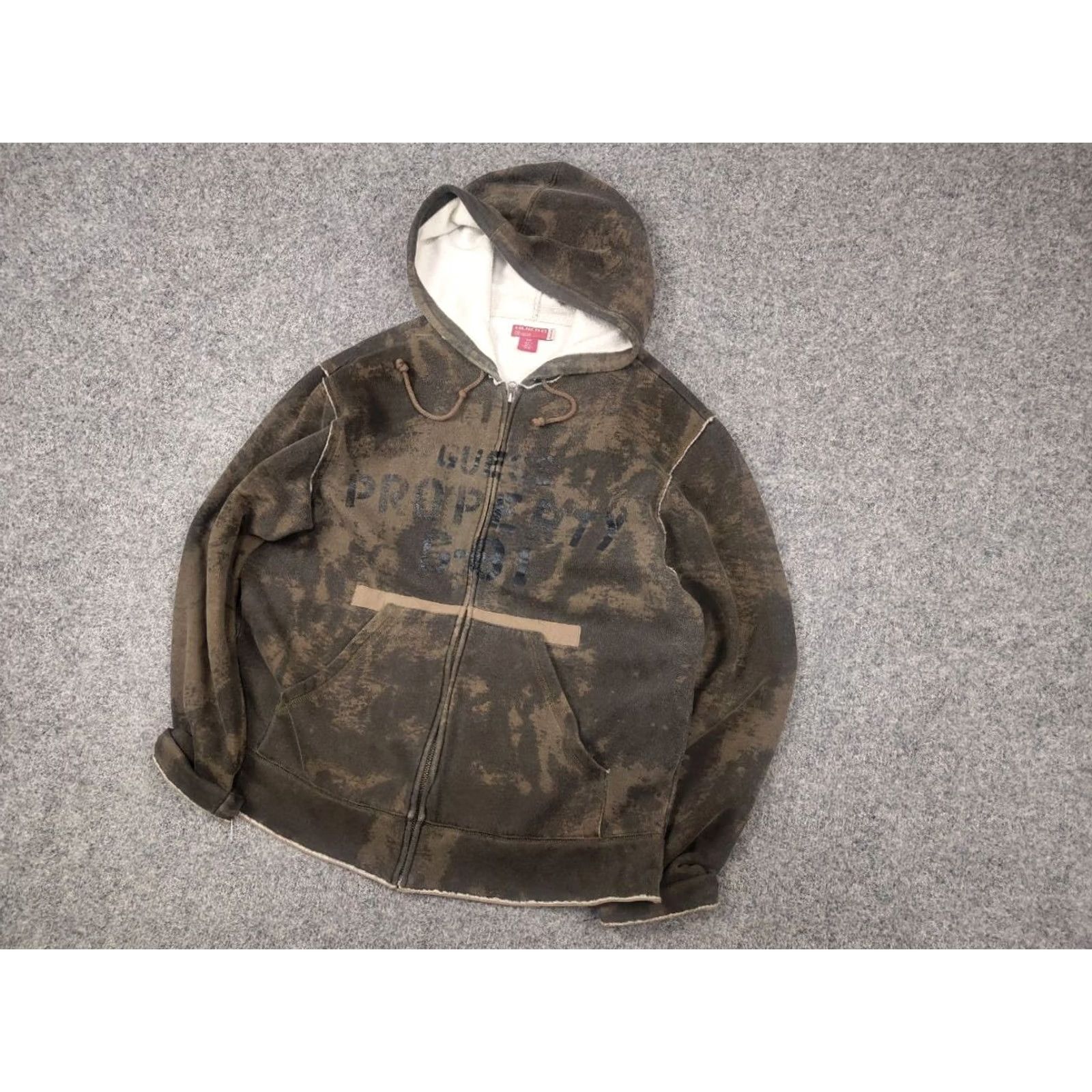 Guess VINTAGE GUESS Hoodie Adult M Green Rare Eagle Logo Zip Size US M / EU 48-50 / 2 - 3 Thumbnail