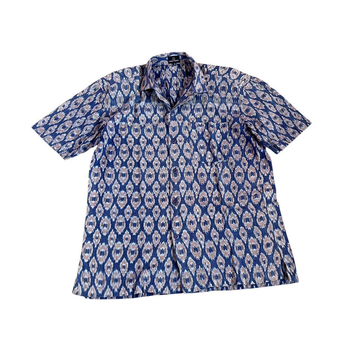 Issey Miyake Vintage issey miyake boxy ethnic printed camp shirt Size US M / EU 48-50 / 2 - 1 Thumbnail