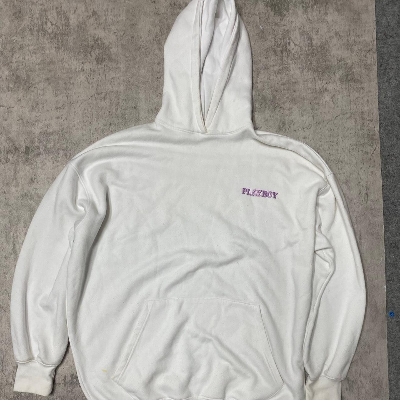 Playboy White Playboy hoodie with purple logo #loungewear Size S / US 4 / IT 40 - 1 Thumbnail