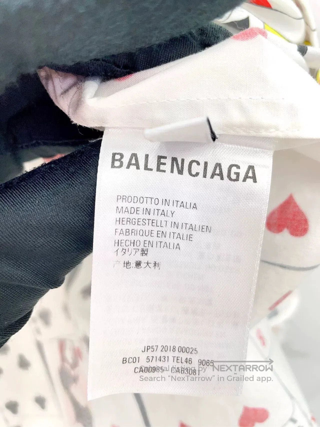 Balenciaga Balenciaga Playing Cards Print Shirt. Size US XXS / EU 40 - 7 Thumbnail
