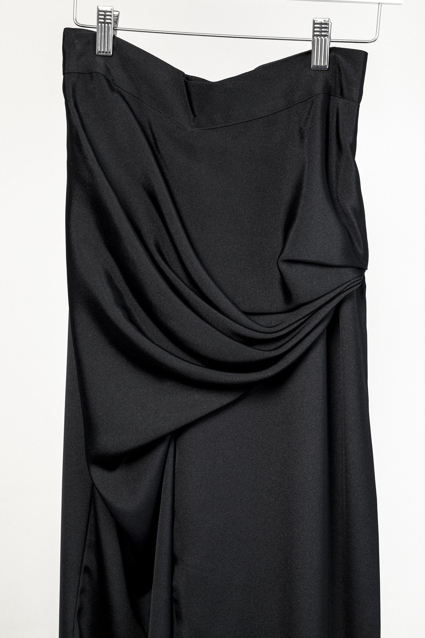 Versace Gianni Versace Vintage Asymmetrical Draped Silk Pant Size 30" / US 8 / IT 44 - 3 Thumbnail
