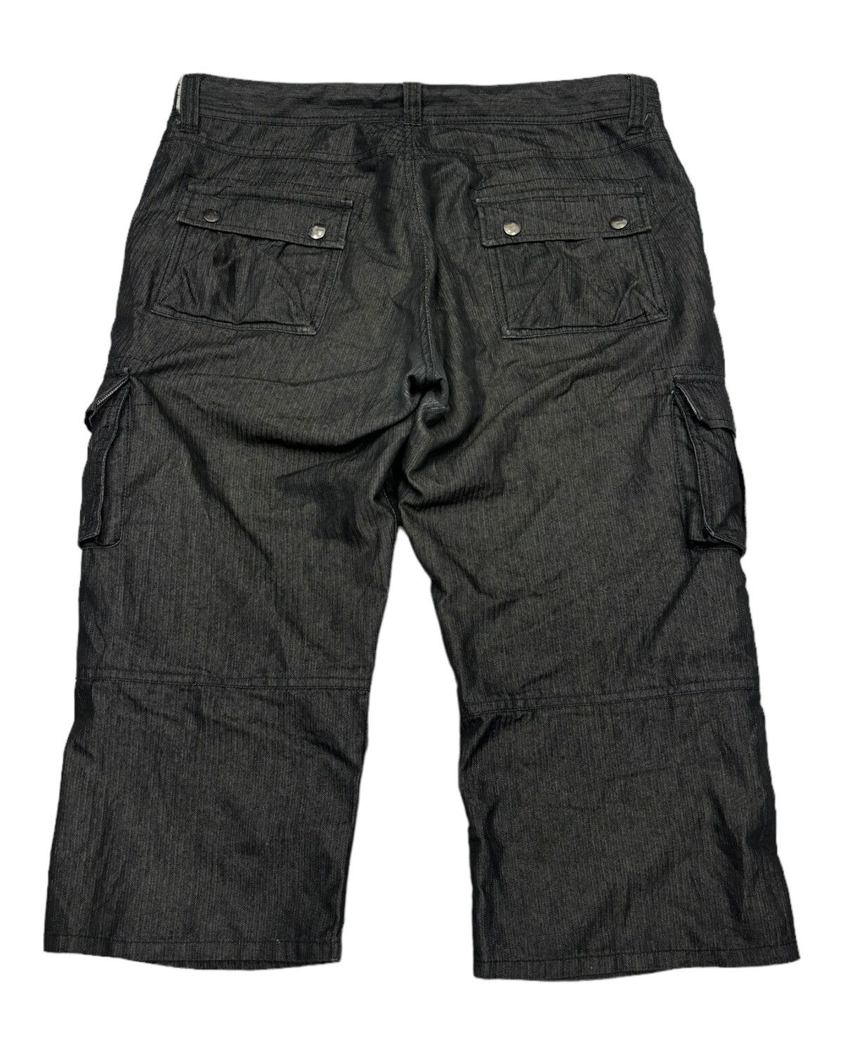 Japanese Brand RARE MEN’S BA-TSU MULTI POCKET BLACK SHORT PANTS Size US 34 / EU 50 - 6 Thumbnail