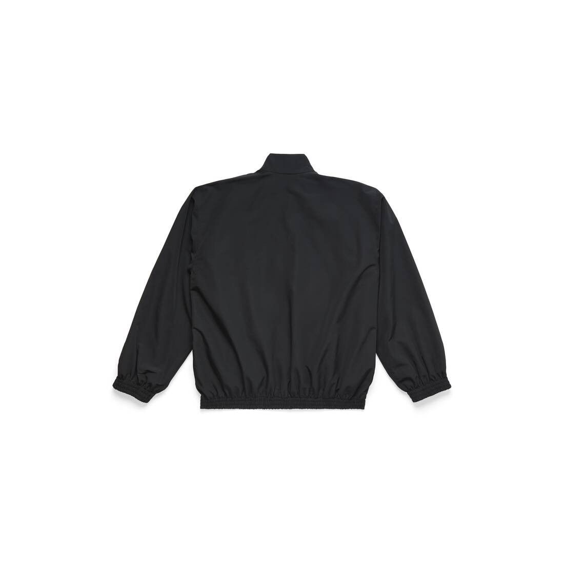 Balenciaga o1la1rc1a0325 Minimal Tracksuit Jacket in Black Size US L / EU 52-54 / 3 - 5 Thumbnail