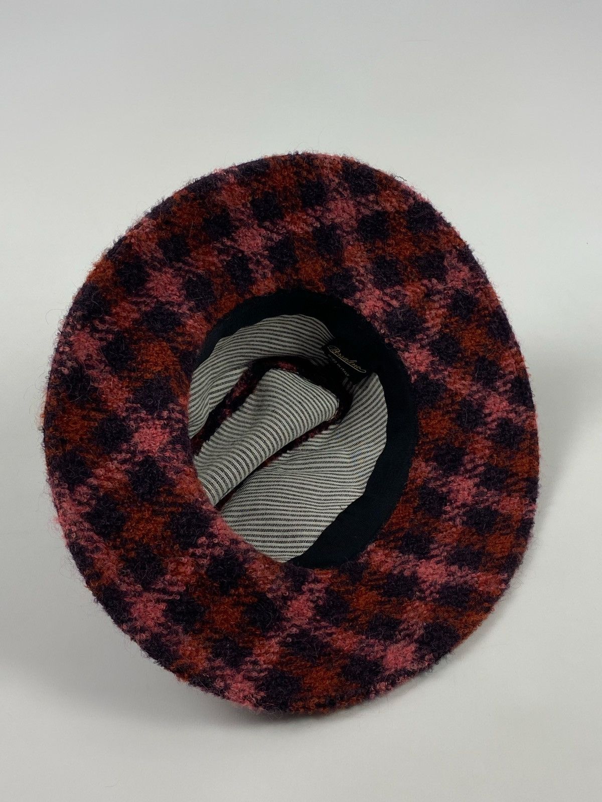 Borsalino Borsalino Wool Check Hat Size ONE SIZE - 7 Thumbnail