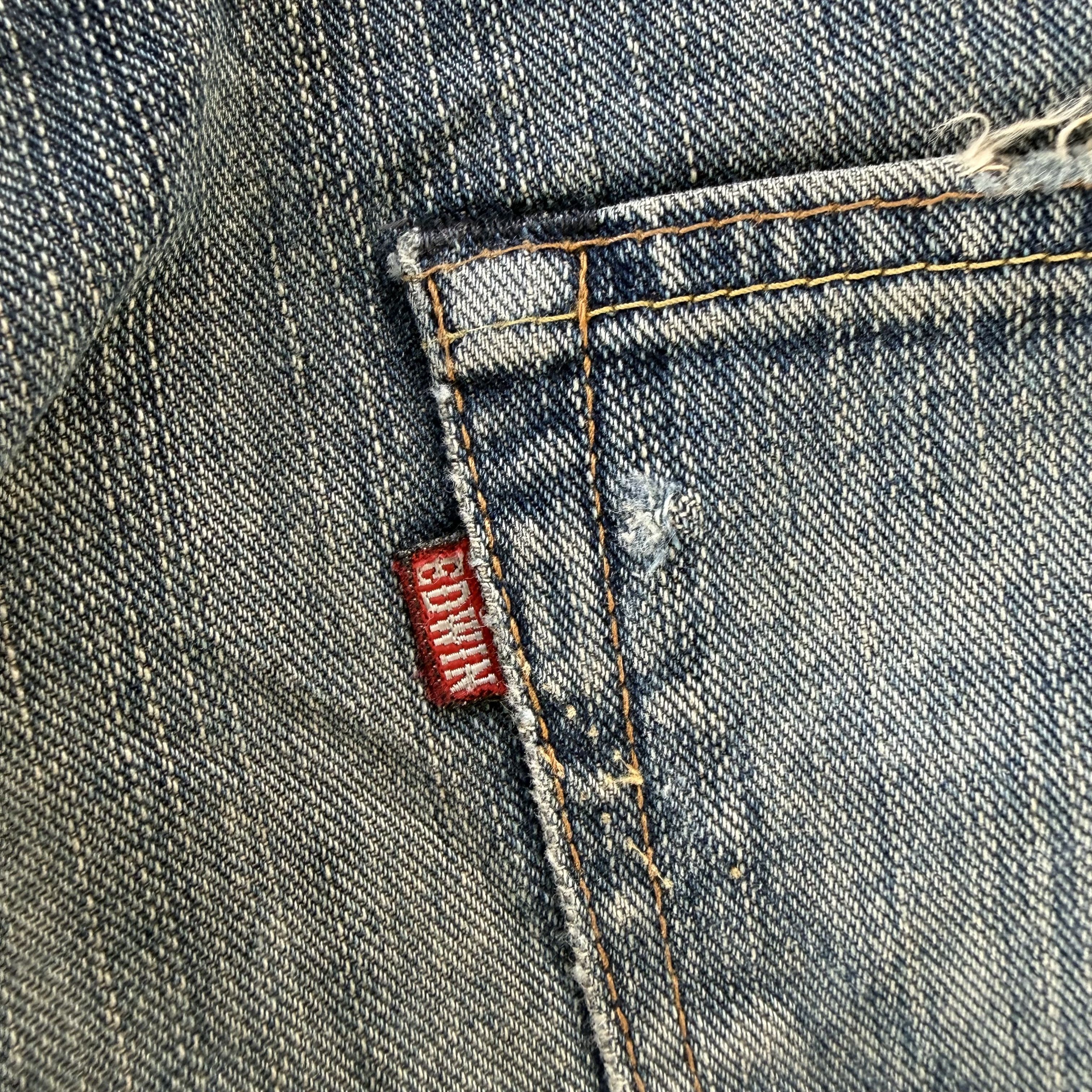 Edwin Vintage Edwin Faded Rusty distressed Denim Pants Size US 36 / EU 52 - 9 Thumbnail