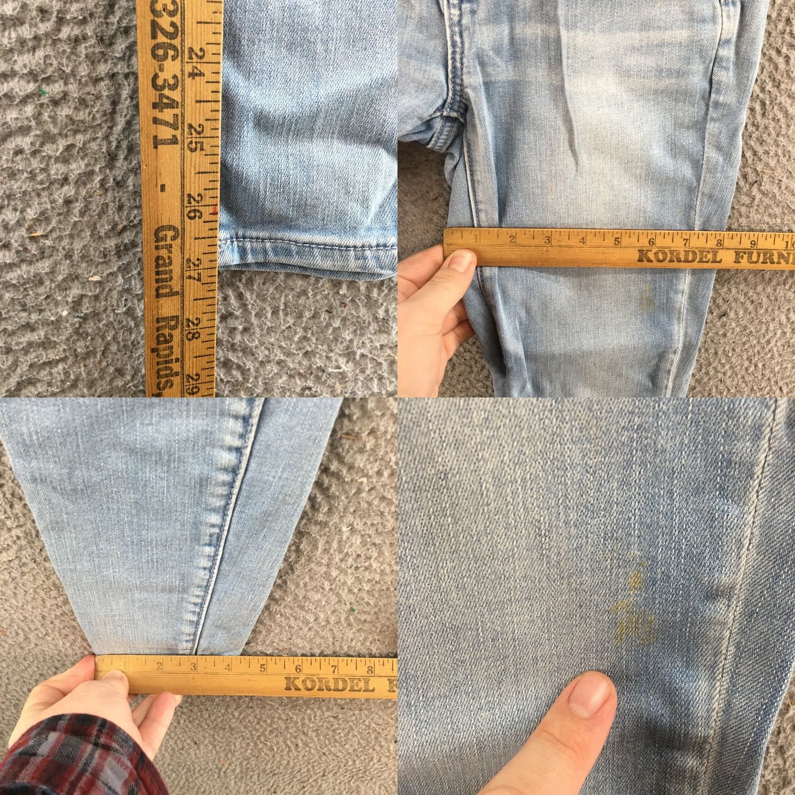 American Eagle Outfitters American Eagle Outfitters Jeans Womens 4 Regular Light Wash Skinny Zip Fly Stretch Denim Jeans Size 27" / US 4 / IT 40 - 8 Thumbnail