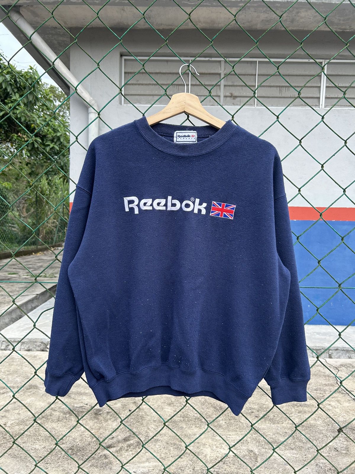 Reebok Vintage Reebok Baggy Sweatshirt embroidery logo Size US L / EU 52-54 / 3 - 1 Thumbnail
