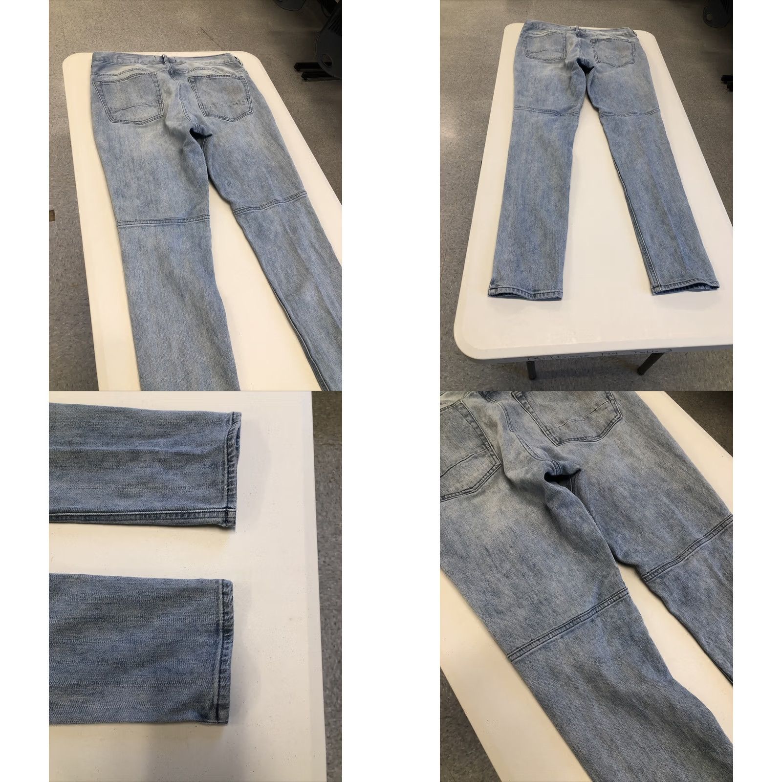 Pacsun Pacsun Jeans Size 35 X 32 Slim Distressed Stacked Skinny Tapered Mens Denim Blue Size US 35 - 8 Thumbnail