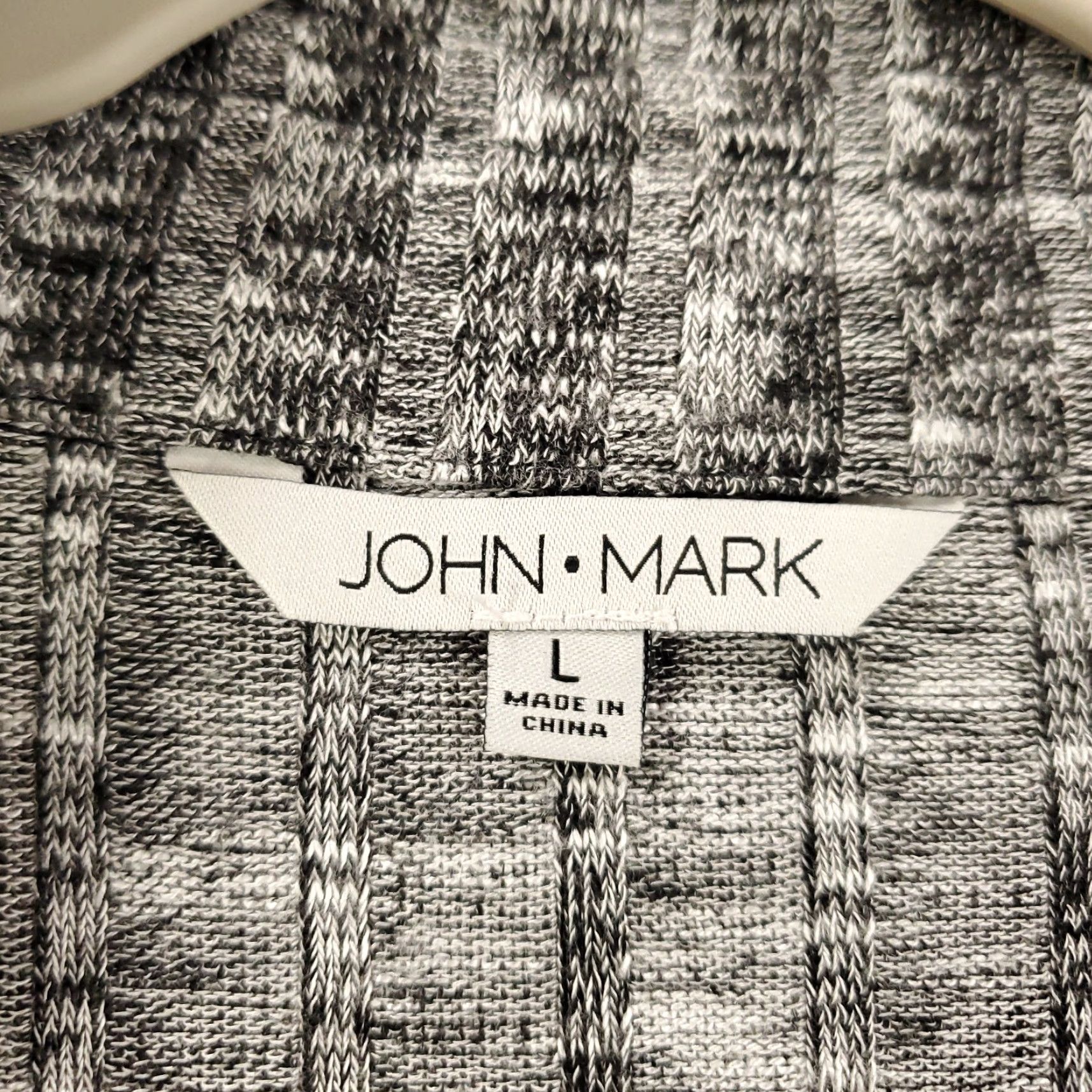 Vintage John Mark Cardigan Womens Large Gray Full Zip Sweater Jacket Knit Cardigan Size L / US 10 / IT 46 - 3 Thumbnail