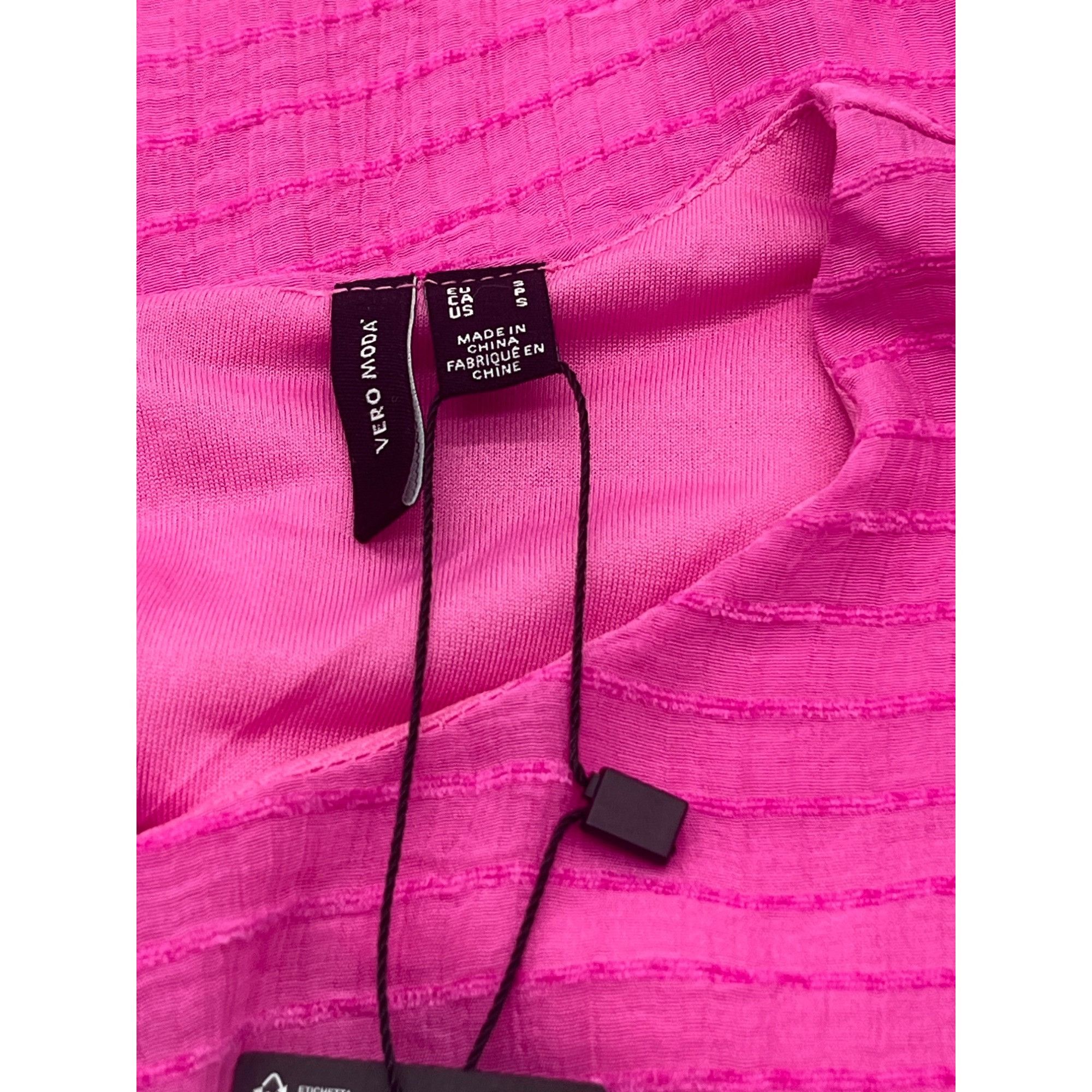 Other Vero Moda VMALMA O-neck Textured Blouse, Pink, Sz. S Size S / US 4 / IT 40 - 14 Thumbnail
