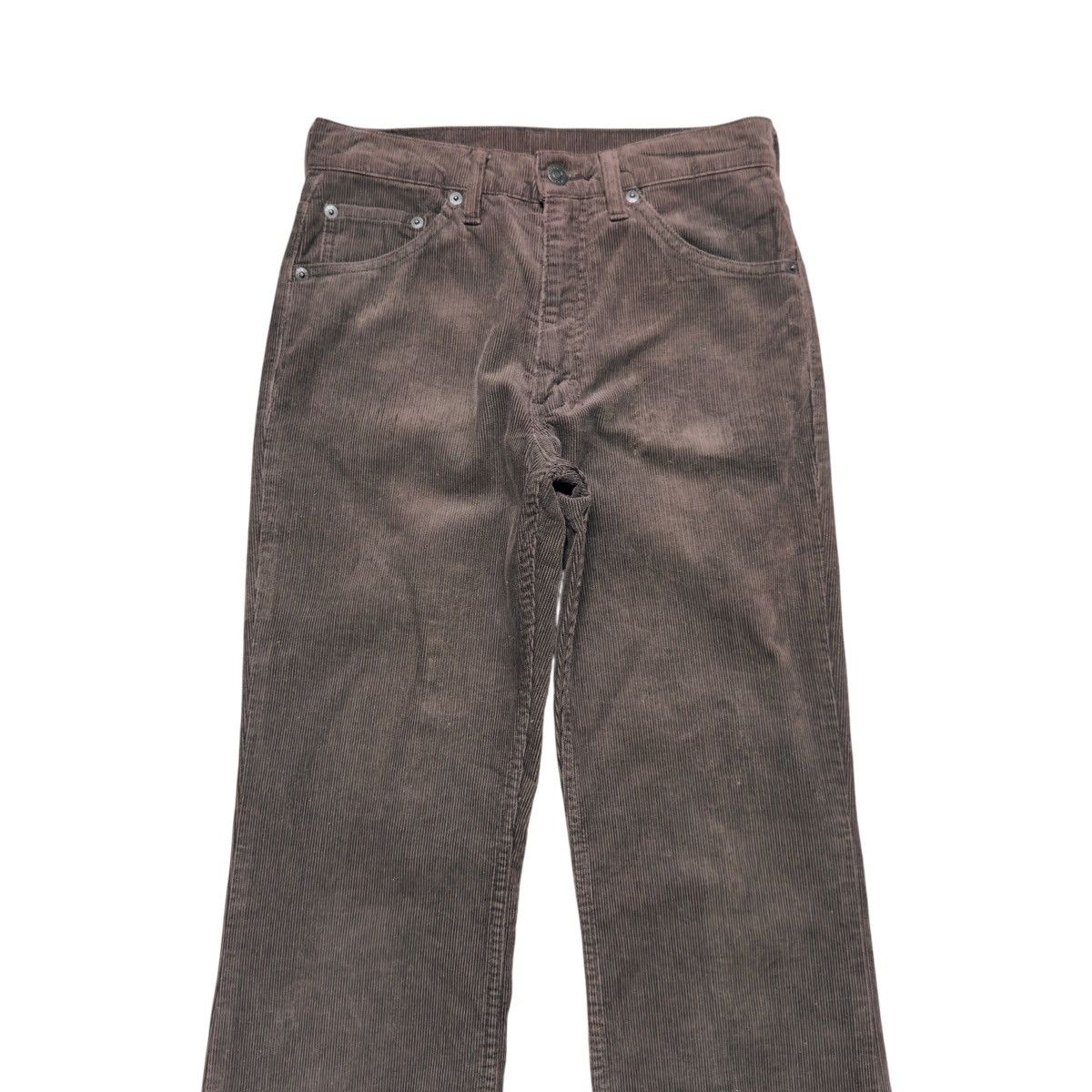 Levi's Vintage Levis 517 Brown Corduroy Flare Jeans Hedi Slimane Size US 28 / EU 44 - 3 Thumbnail