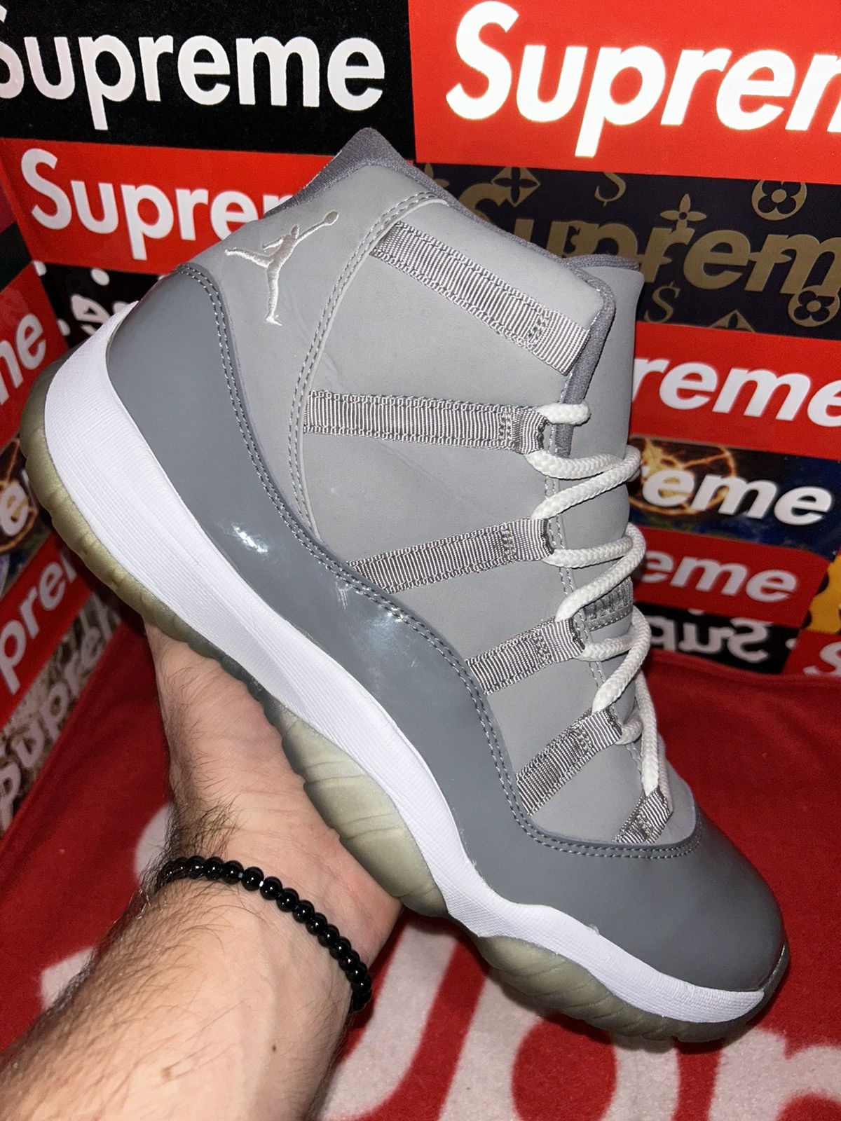 Jordan Brand Jordan 11 Retro Cool Grey (2010) 378037-001 size 12 with box Size US 12 / EU 45 - 9 Thumbnail