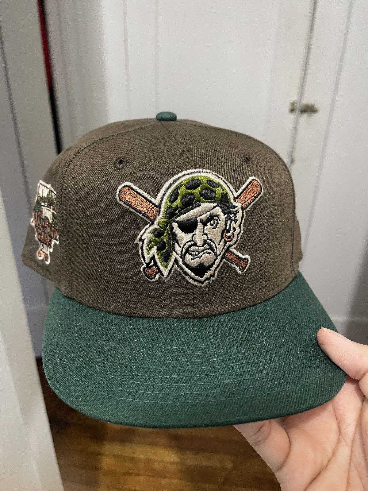 New Era Topperzstore beef and broccoli pirates fitted hat 7 3/8 Size ONE SIZE - 1 Thumbnail