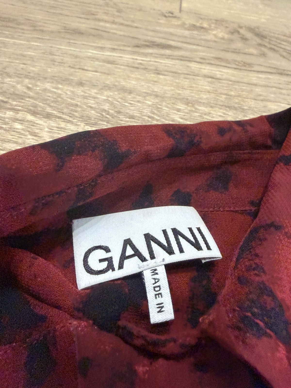 Ganni Ganni Shirt 40 Size L / US 10 / IT 46 - 2 Thumbnail