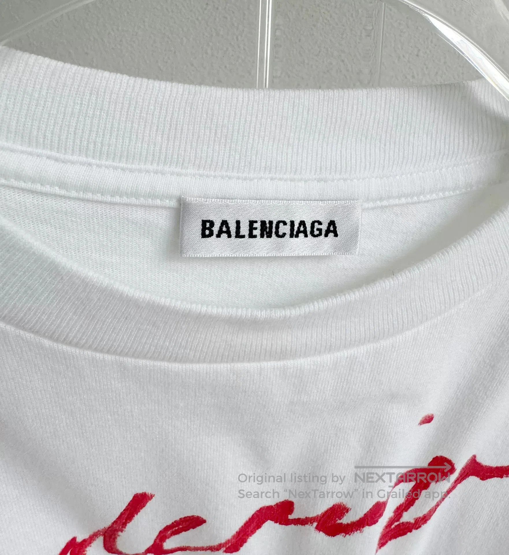 Balenciaga Balenciaga White Short T-shirt. Size M / US 6-8 / IT 42-44 - 5 Thumbnail