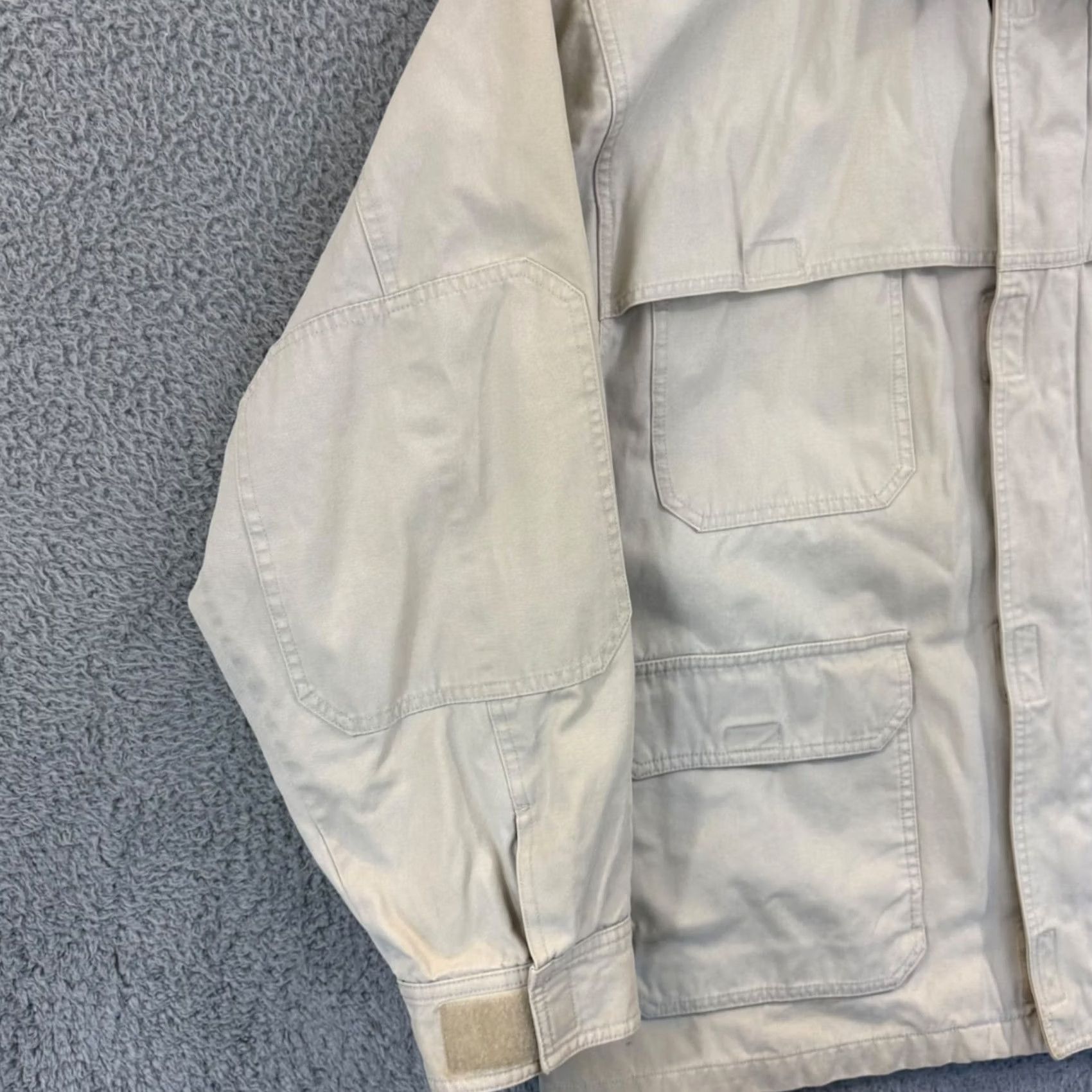 Eddie Bauer Vintage Eddie Bauer Jacket Mens XL Big Beige Fleece Lined Zip Chore Coat Outdoor Size US XL / EU 56 / 4 - 4 Thumbnail