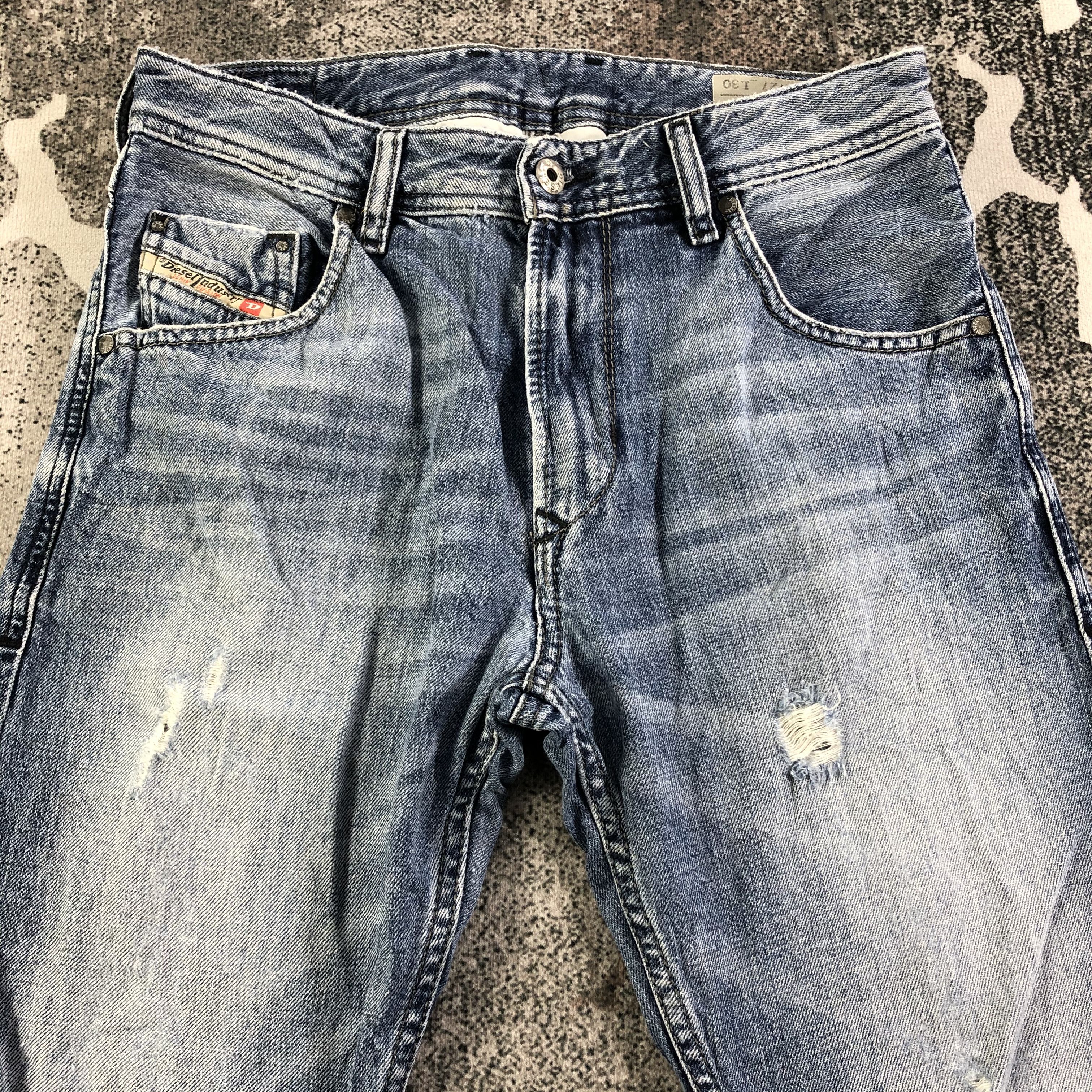 Diesel Distressed Diesel Faded Blue Jeans KJ2008 Size 27" / US 4 / IT 40 - 3 Thumbnail
