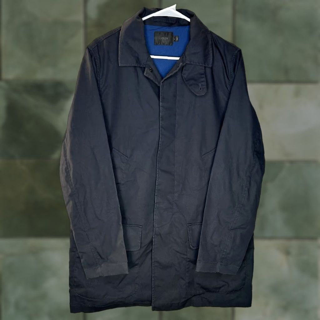 J.Crew J.CREW Jacket Trench Coat Water Repellent Navy Blue Mens S Ludlow E8564 Size US S / EU 44-46 / 1 - 1 Thumbnail