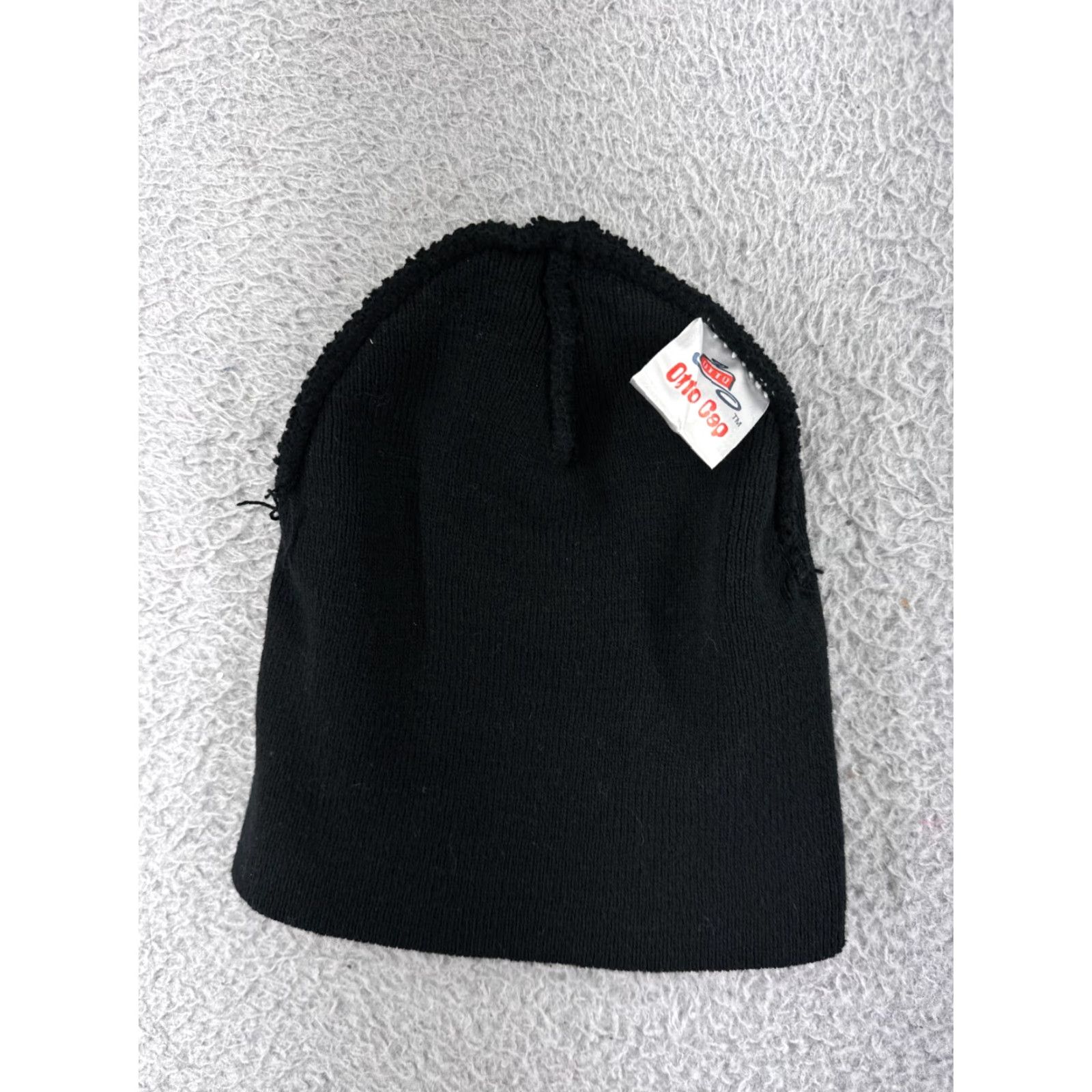 Vintage BHS Cheer Beanie Hat Adult One Size Black Knit Lined Snow Ski Mens Size ONE SIZE - 3 Thumbnail
