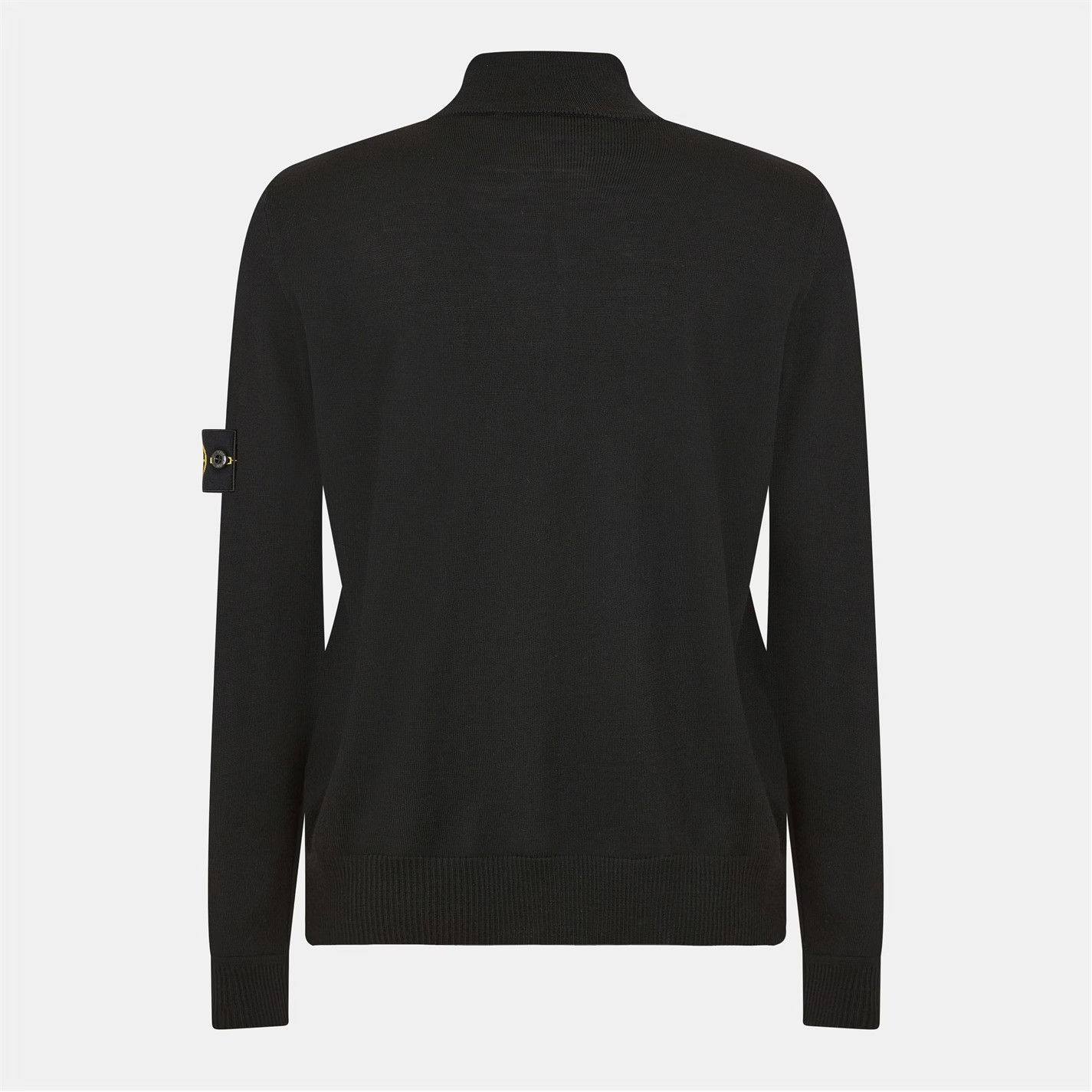 Stone Island o1g2r1mq0526 Quarter-Zip Knit Top in Nero Size US XXL / EU 58 / 5 - 2 Thumbnail