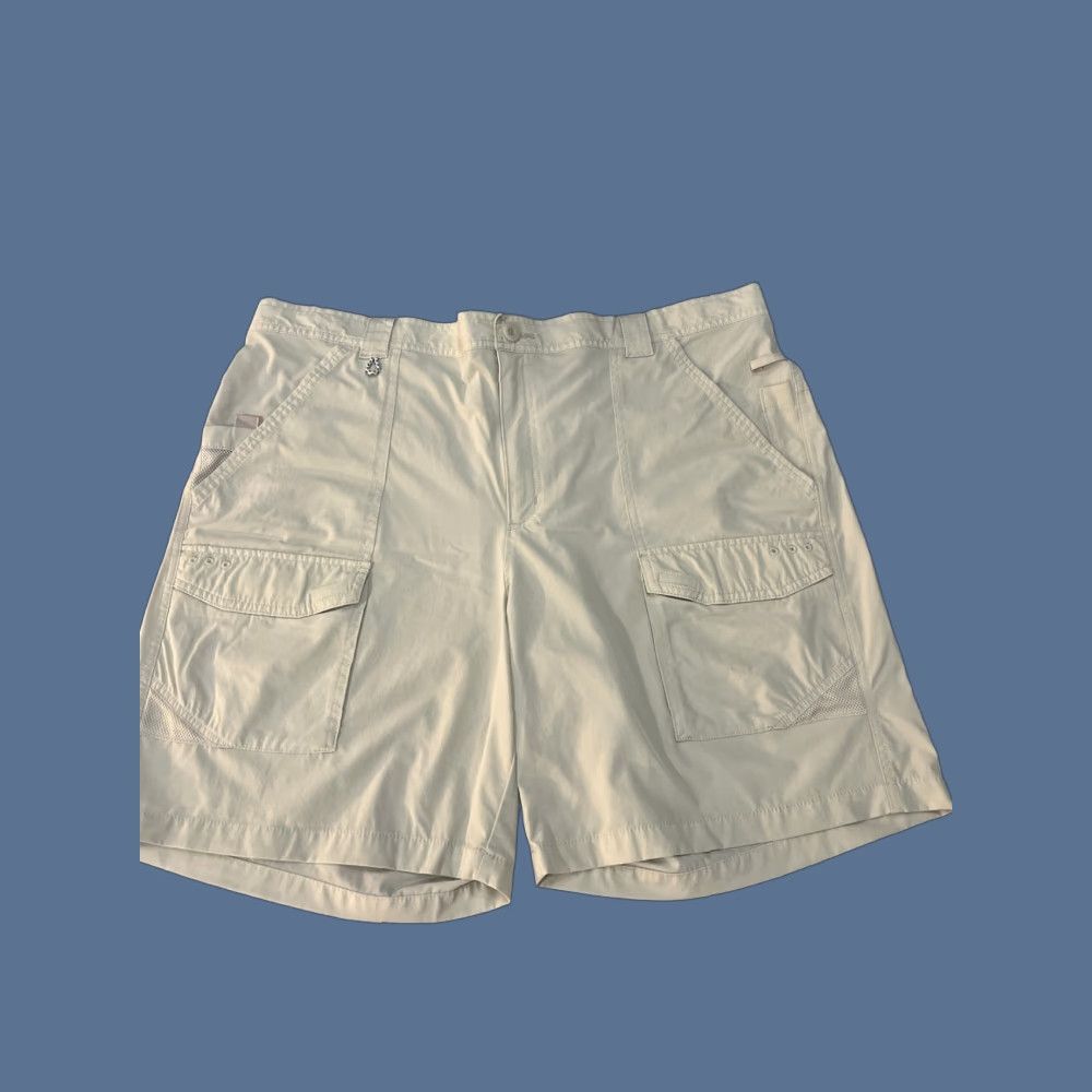 Vintage Columbia PFG Shorts Mens XL Brown 8" Inseam Pockets Outdoor Casual Logo NYLON Bre breathable Pockets (8") Size US 36 / EU 52 - 1 Thumbnail