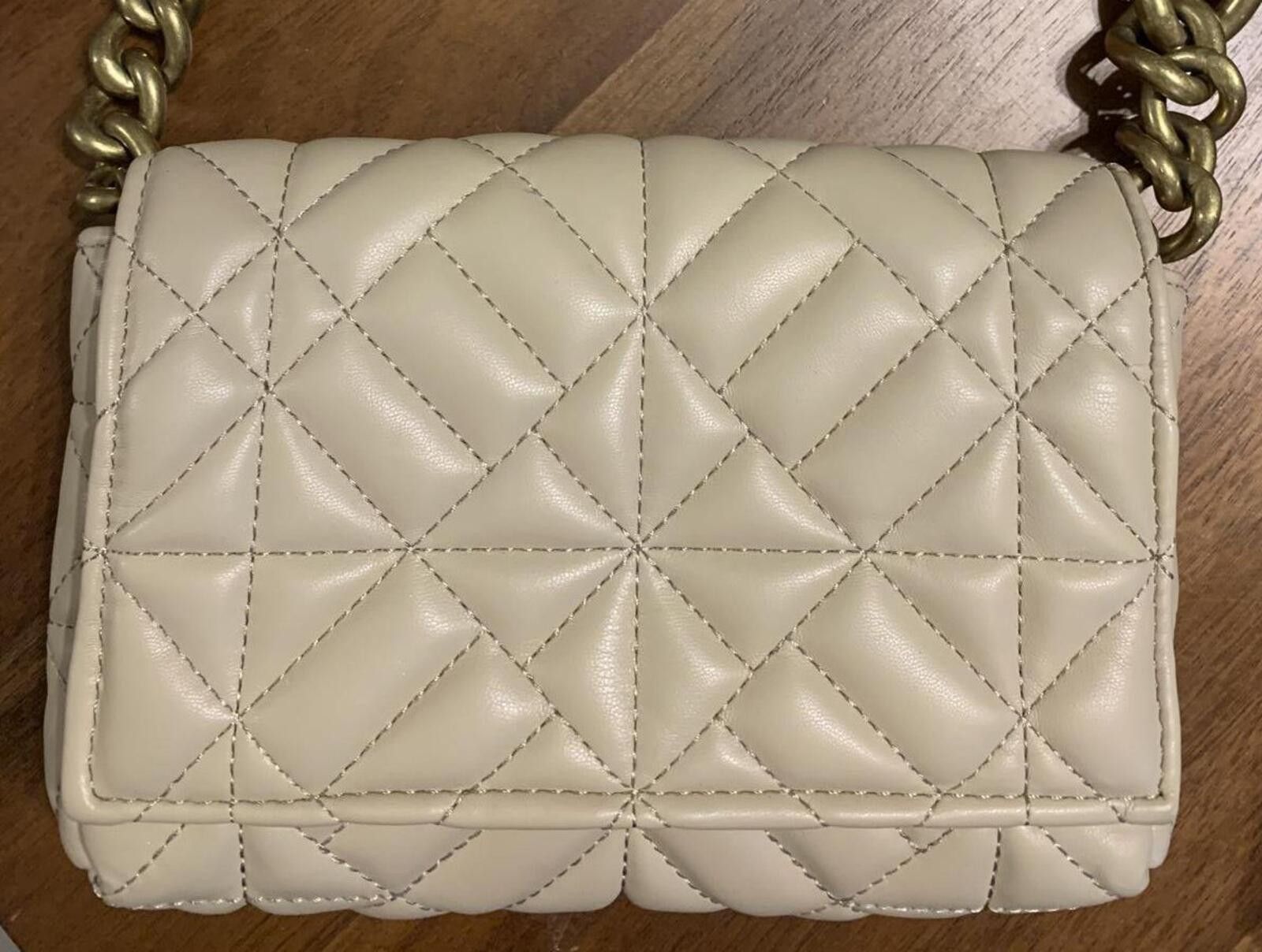Zara Zara- Luxury Quilted Chunky Chain Shoulder Bag Size ONE SIZE - 3 Thumbnail